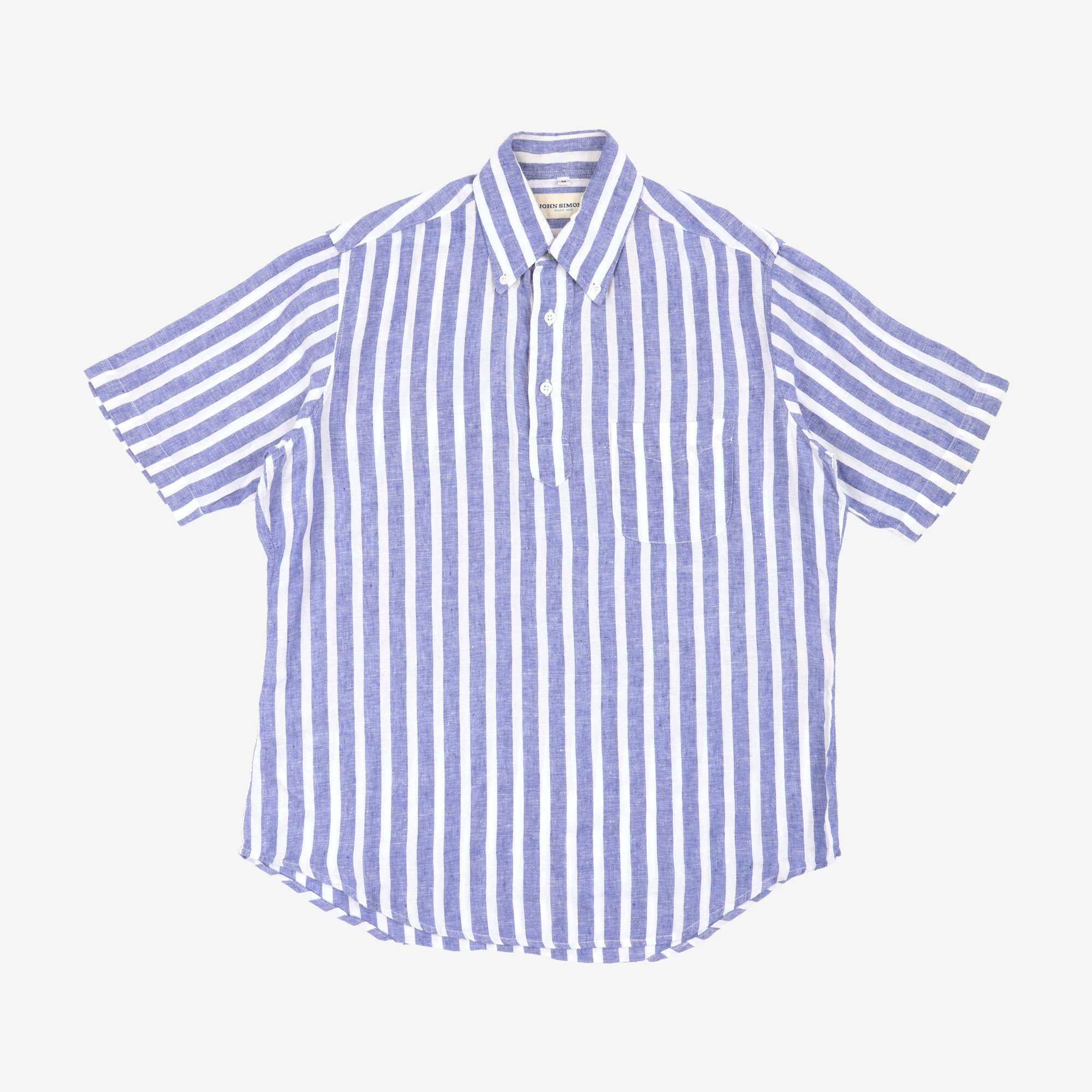 Striped Linen PO Shirt