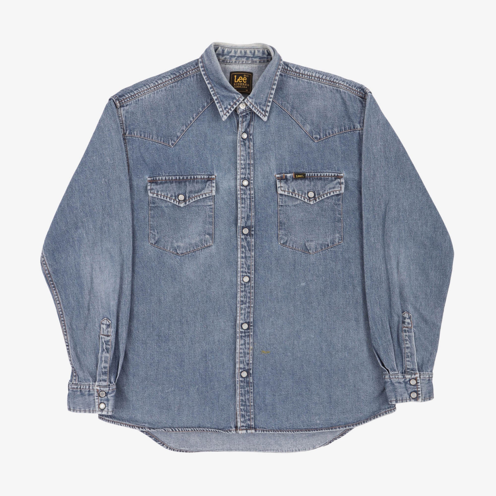Vintage Riders Denim Western Shirt
