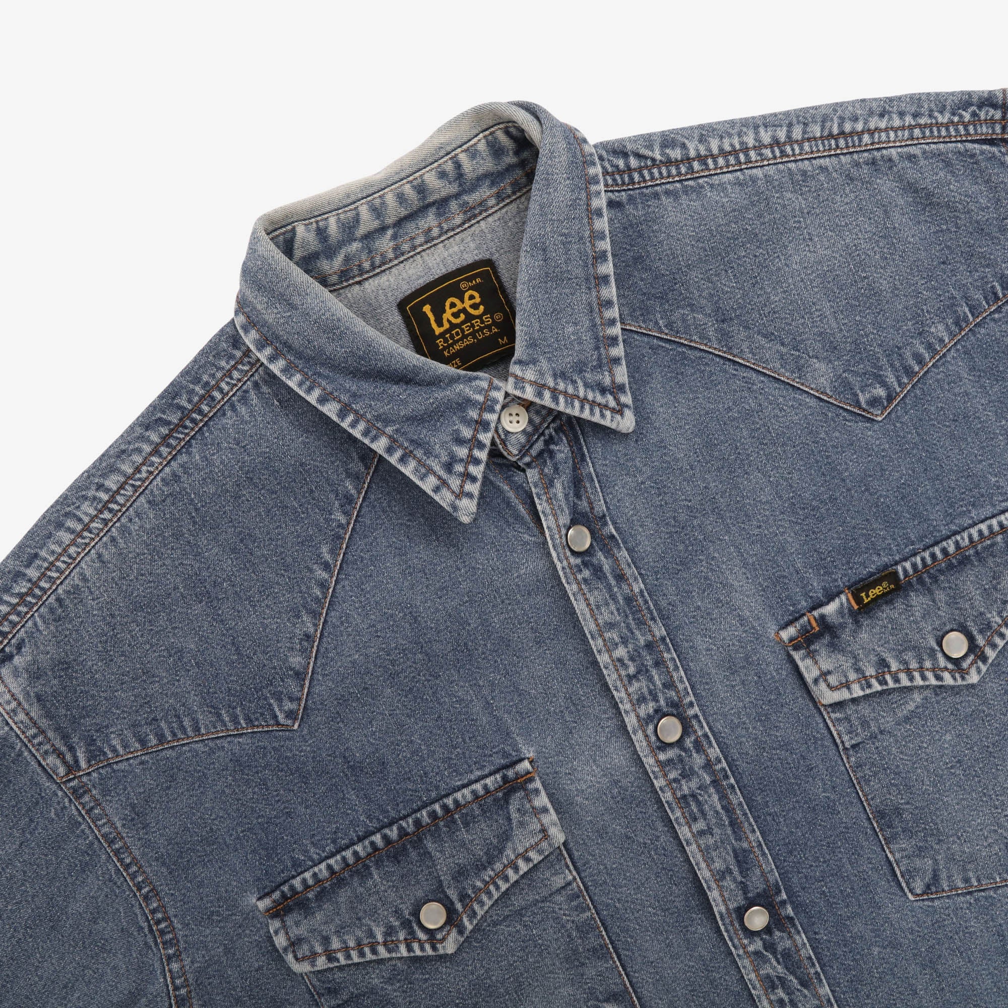 Vintage Riders Denim Western Shirt