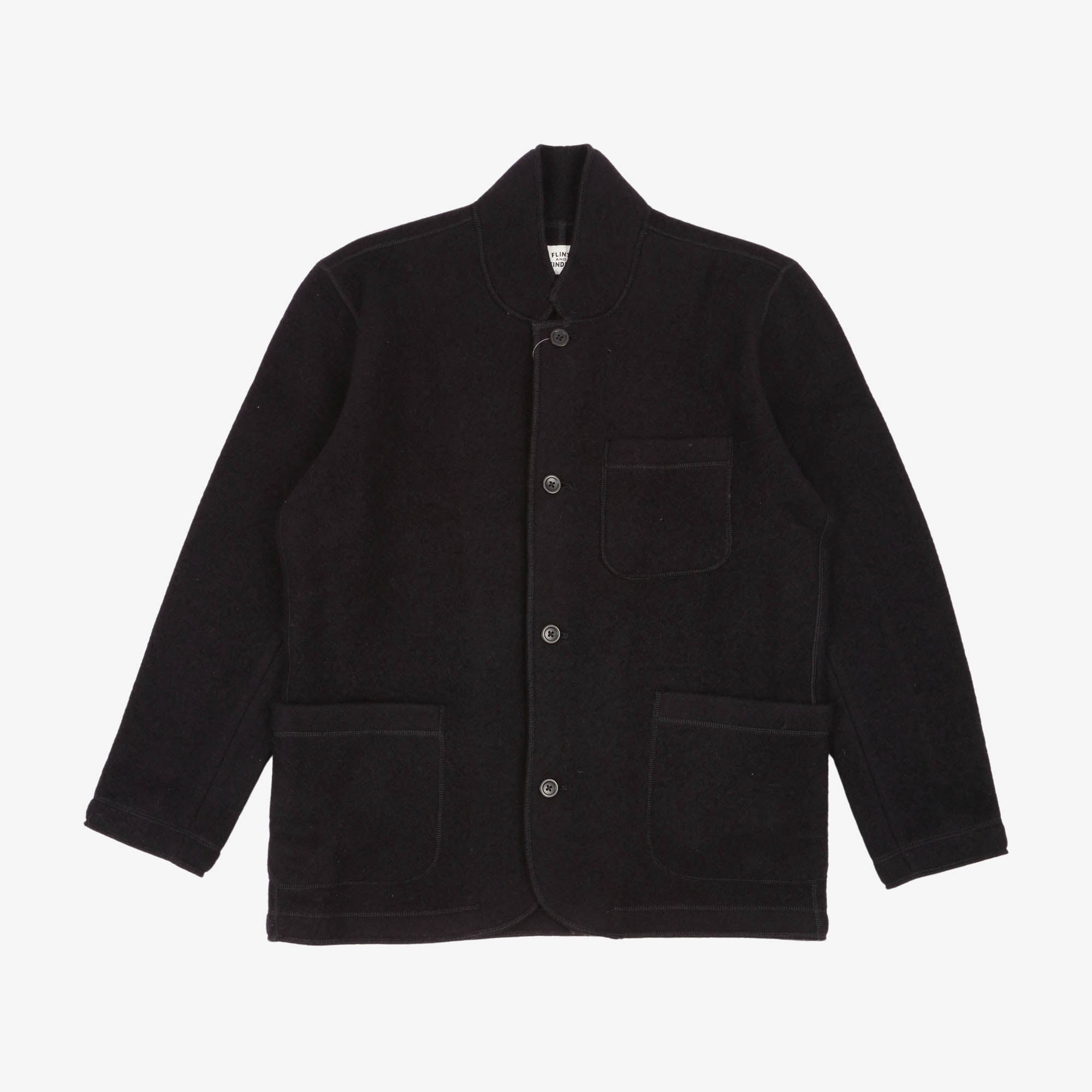 Boiled Wool Chore Blazer