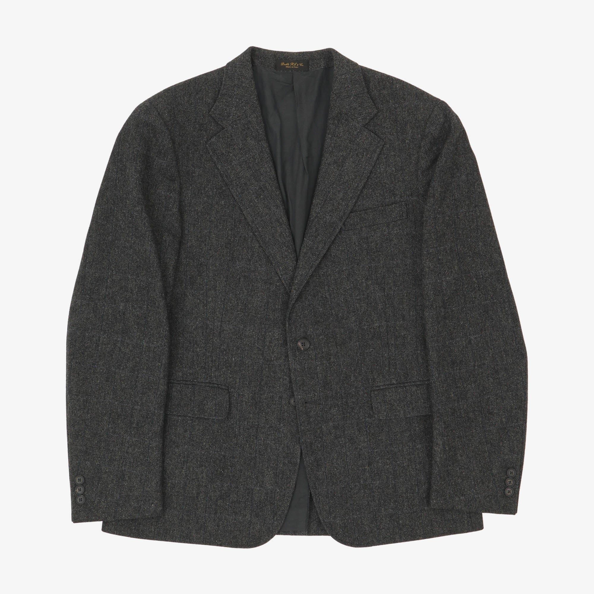 Herringbone Check Tweed Blazer