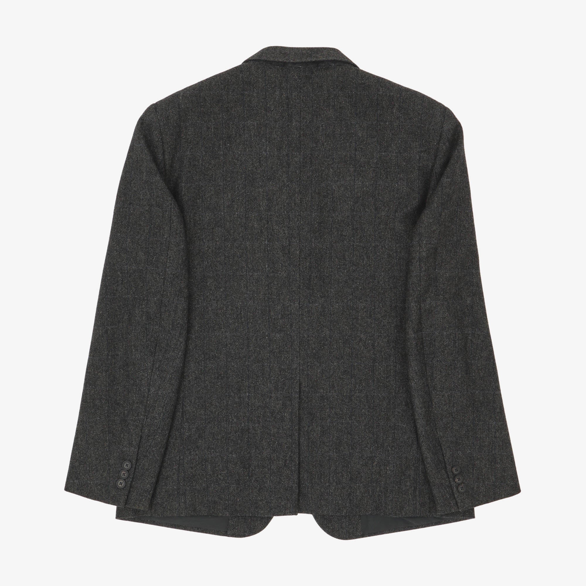 Herringbone Check Tweed Blazer