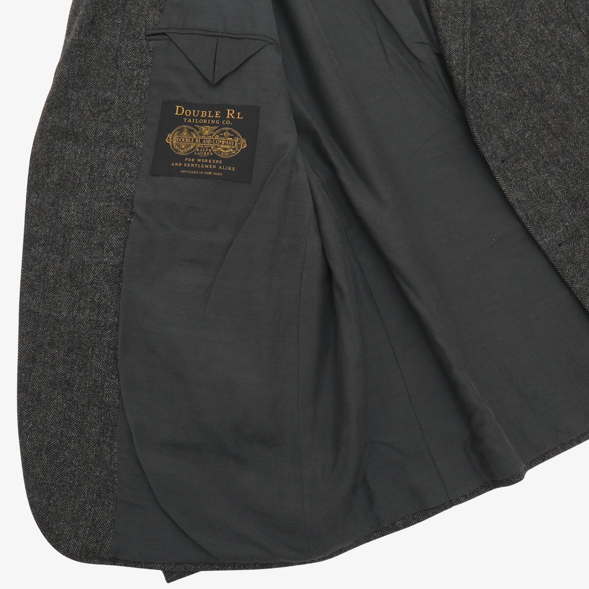 Herringbone Check Tweed Blazer