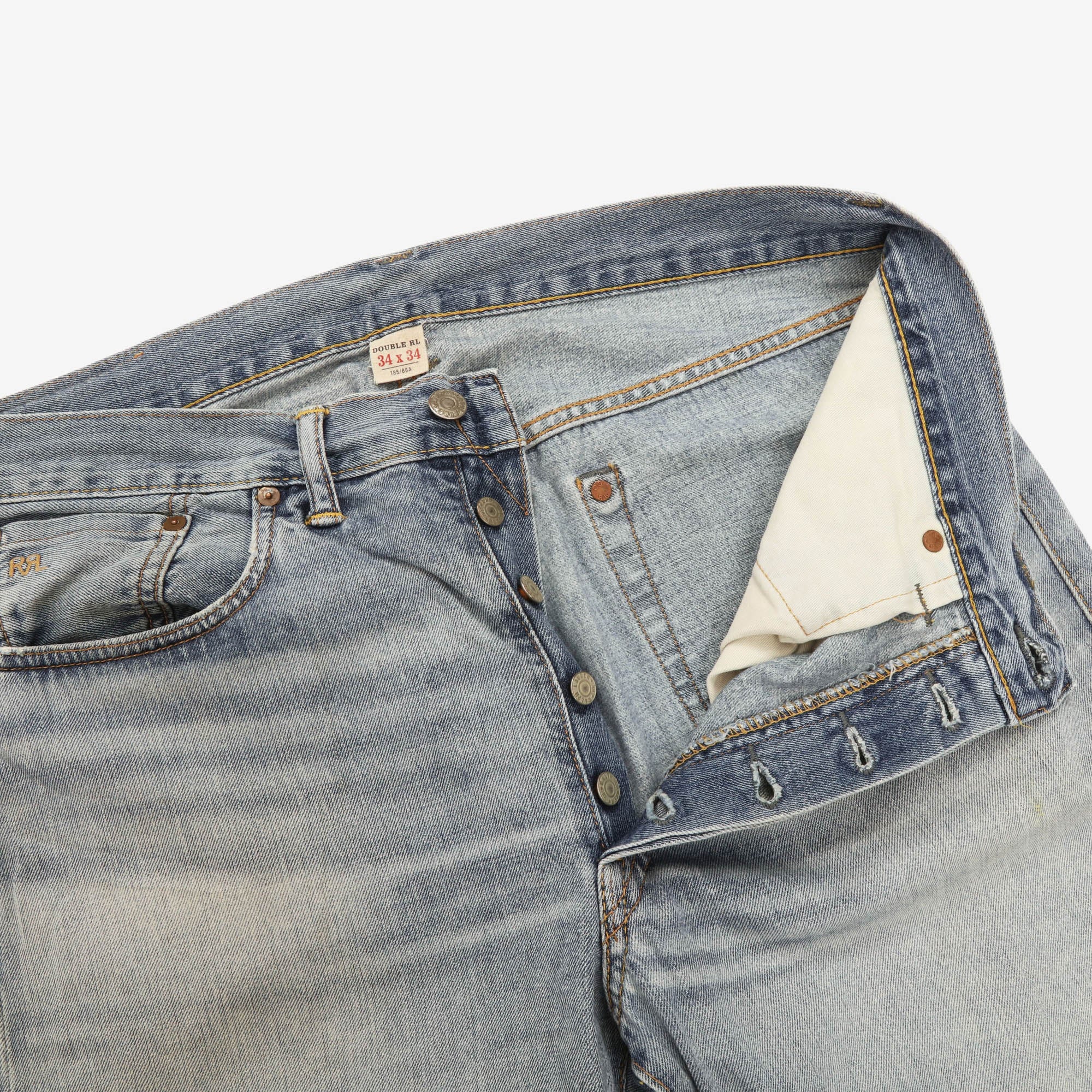 Straight Leg Denim (34W X 32L)