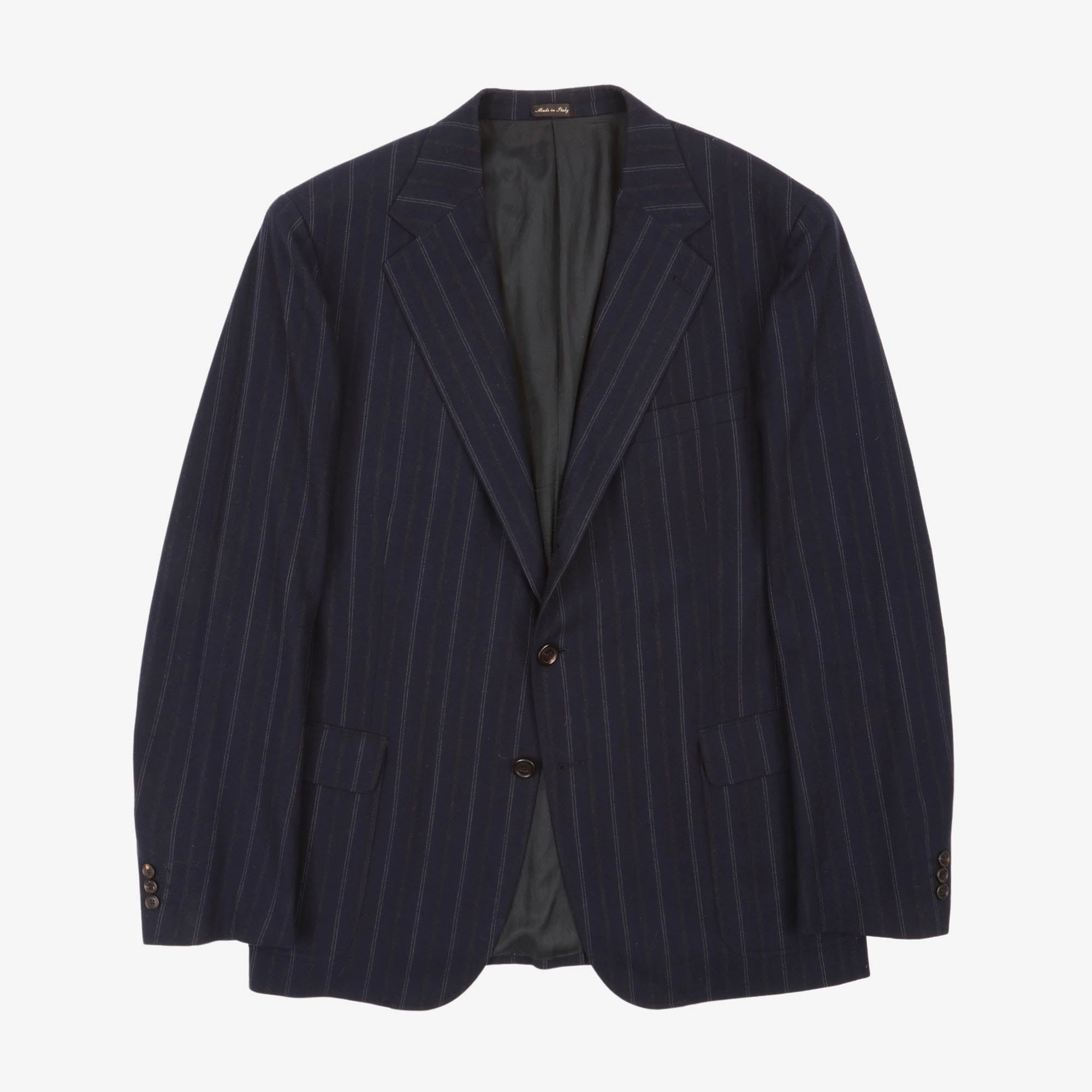 Pinstripe Wool Blazer