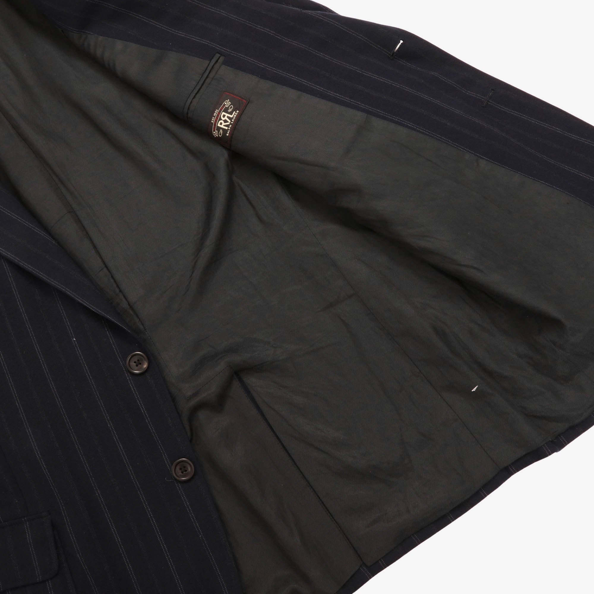 Pinstripe Wool Blazer