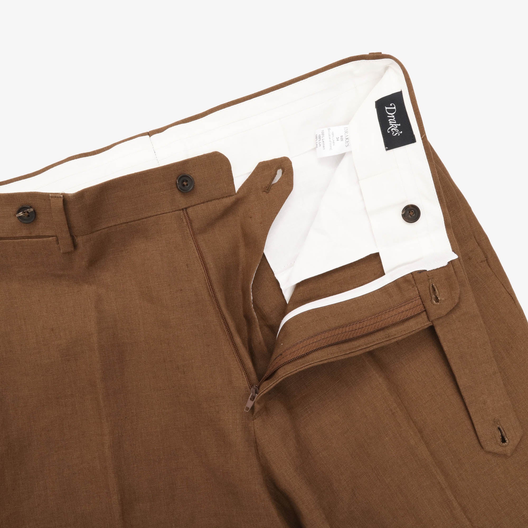Antique Linen Games Trousers (34W X 31L)