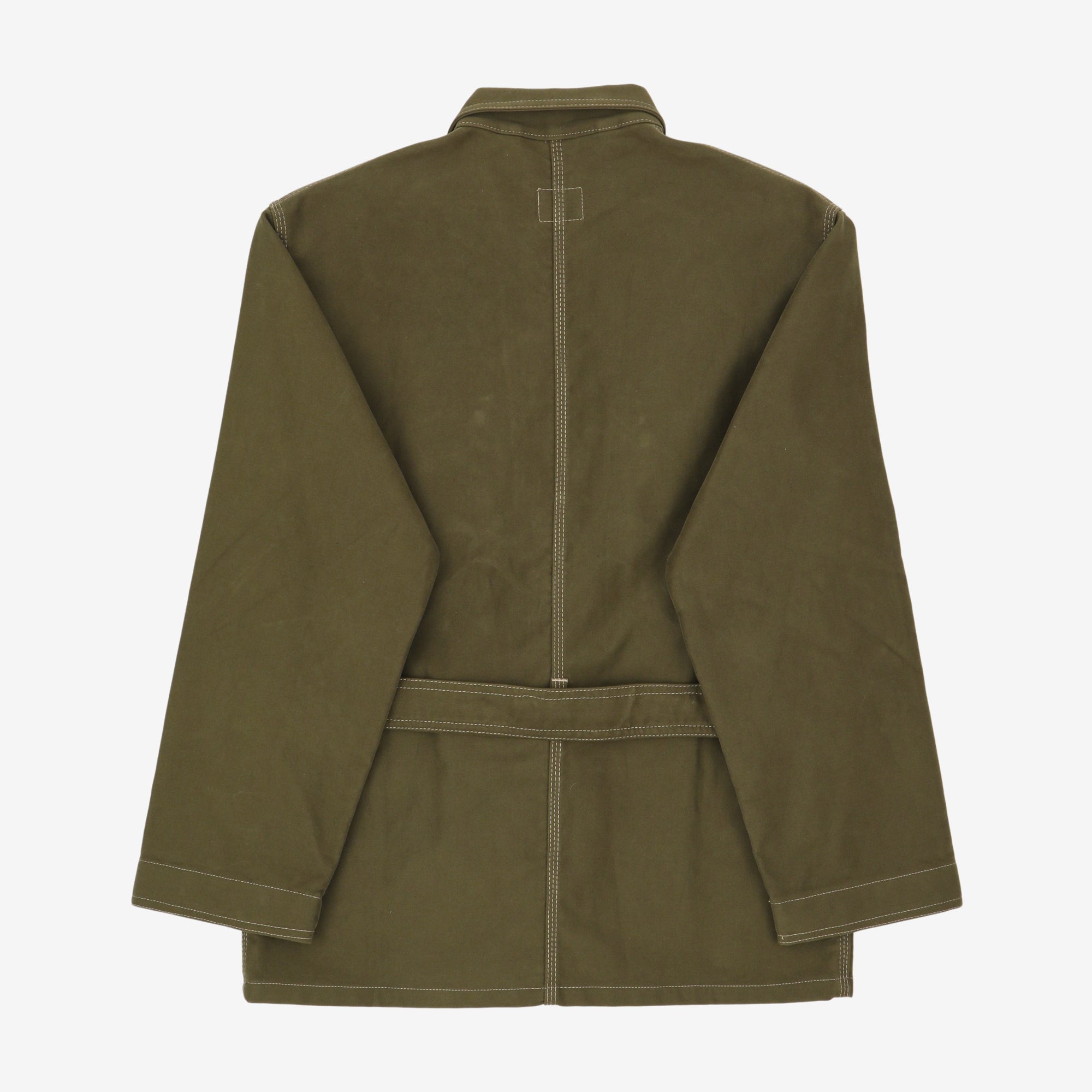 Belted Moleskin Jacket
