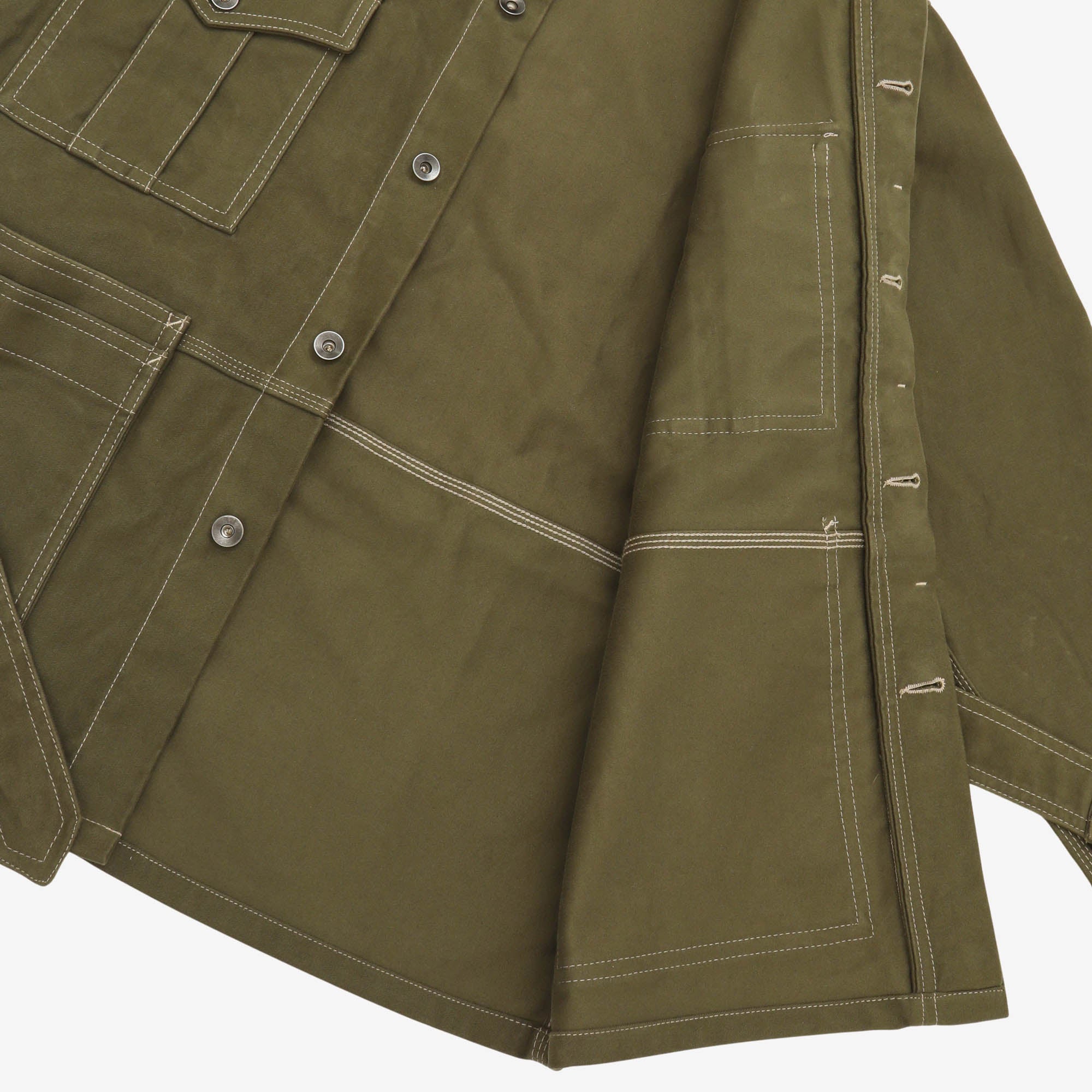 Belted Moleskin Jacket