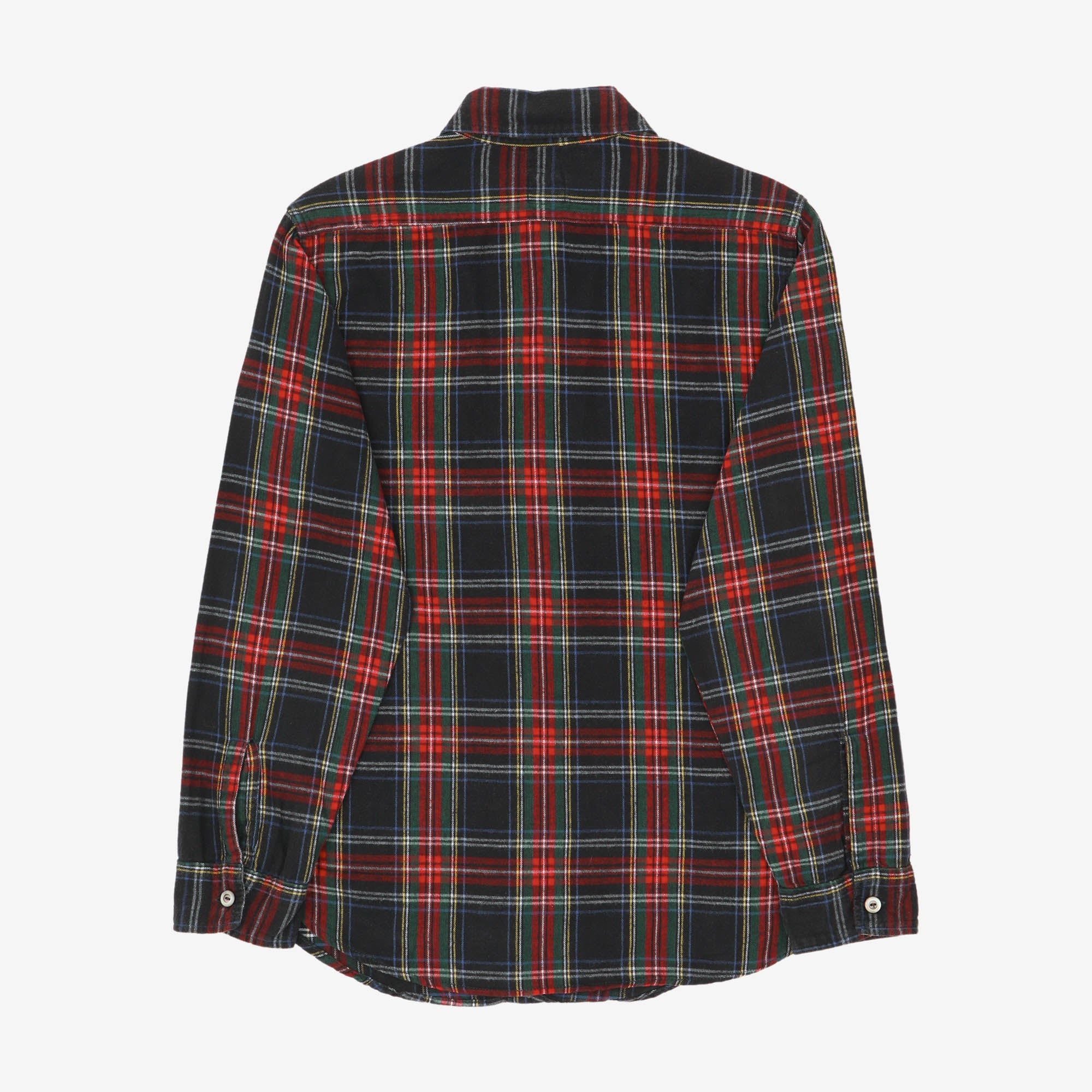 Plaid Flannel Two Pocket Shirt