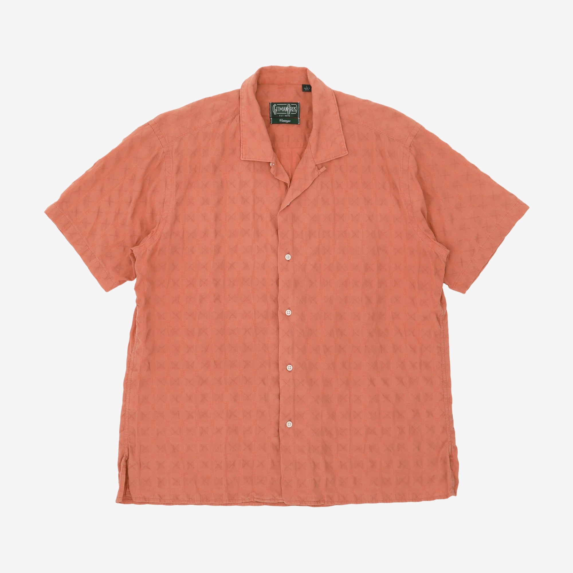 Japanese Ripple Camp Collar Shirt