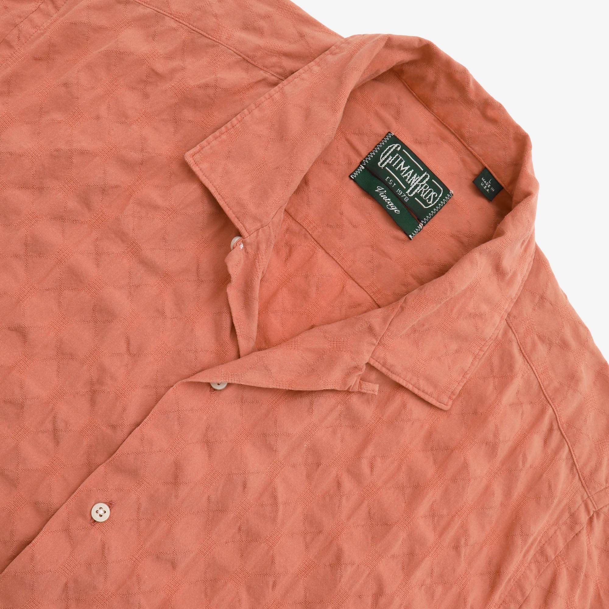 Japanese Ripple Camp Collar Shirt