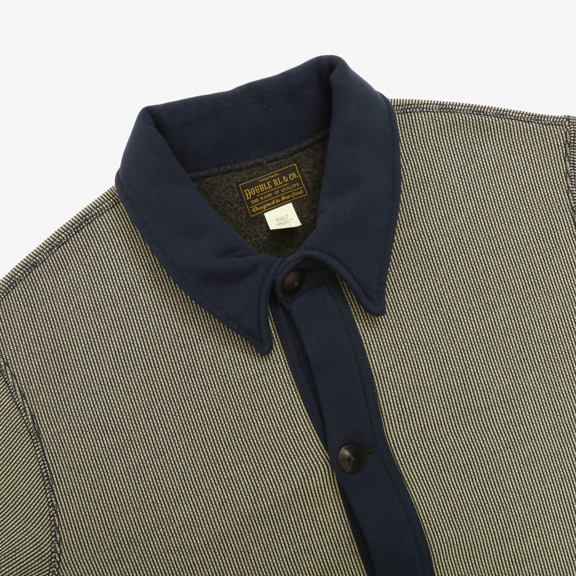 Striped Jacquard Jersey Cardigan