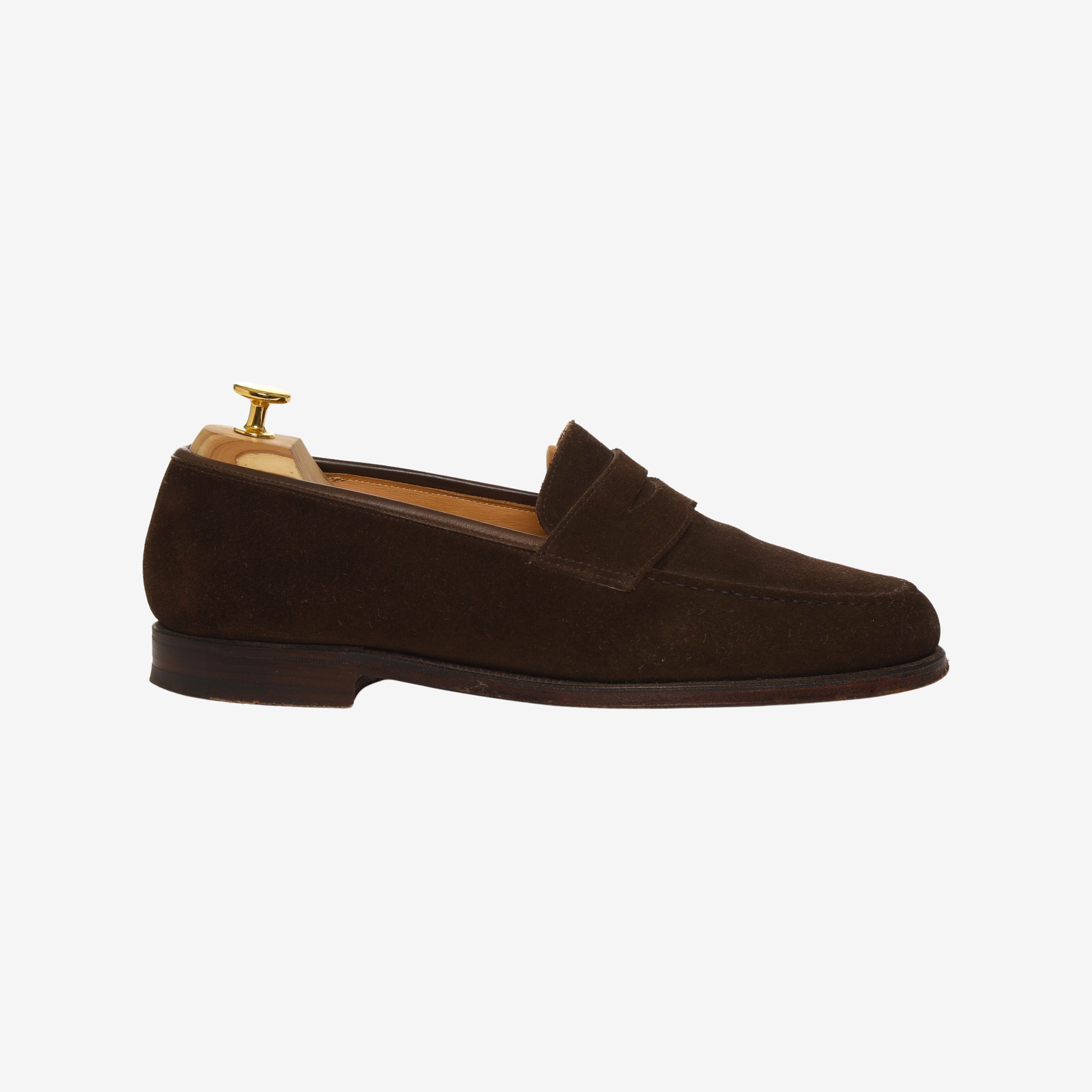 Suede Boston Loafers + Trees