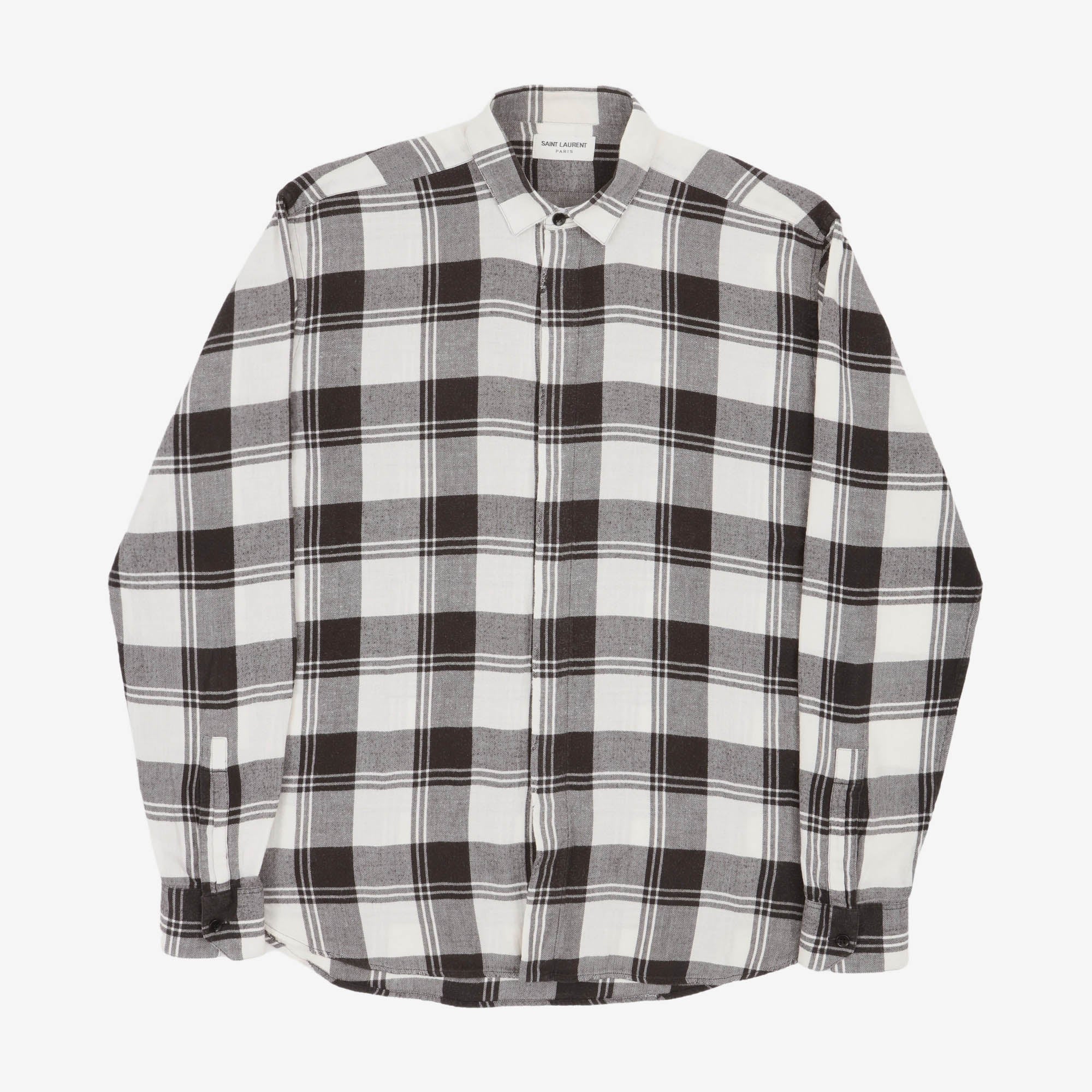 Plaid Check Flannel Shirt