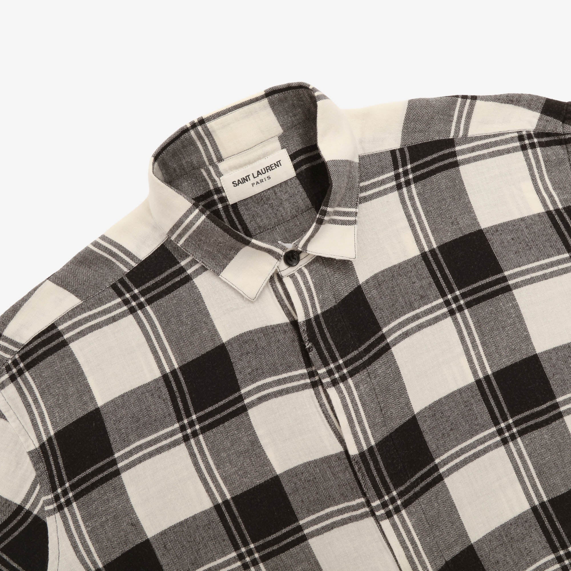 Plaid Check Flannel Shirt
