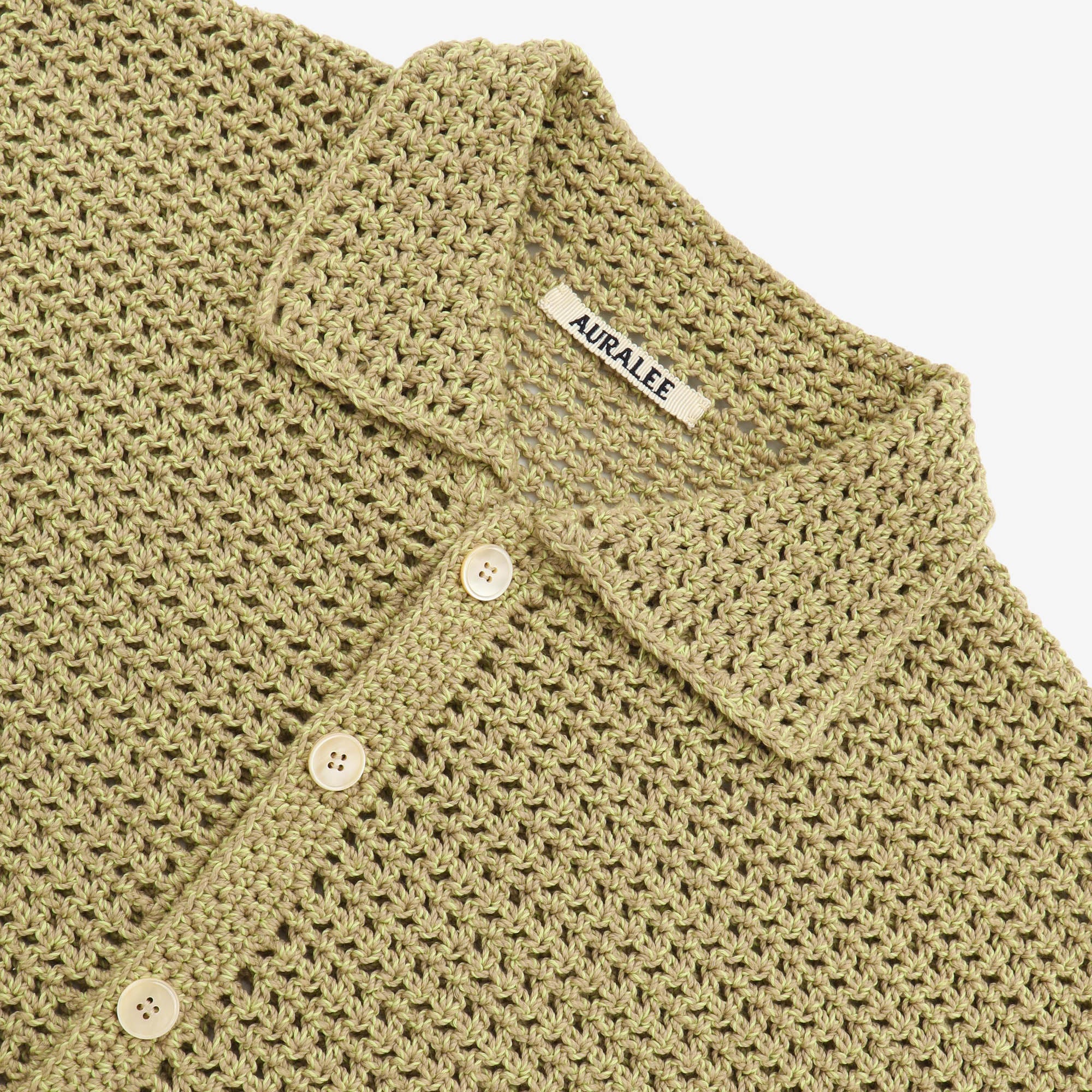 Hand Crochet Knit Half Sleeved Shirt