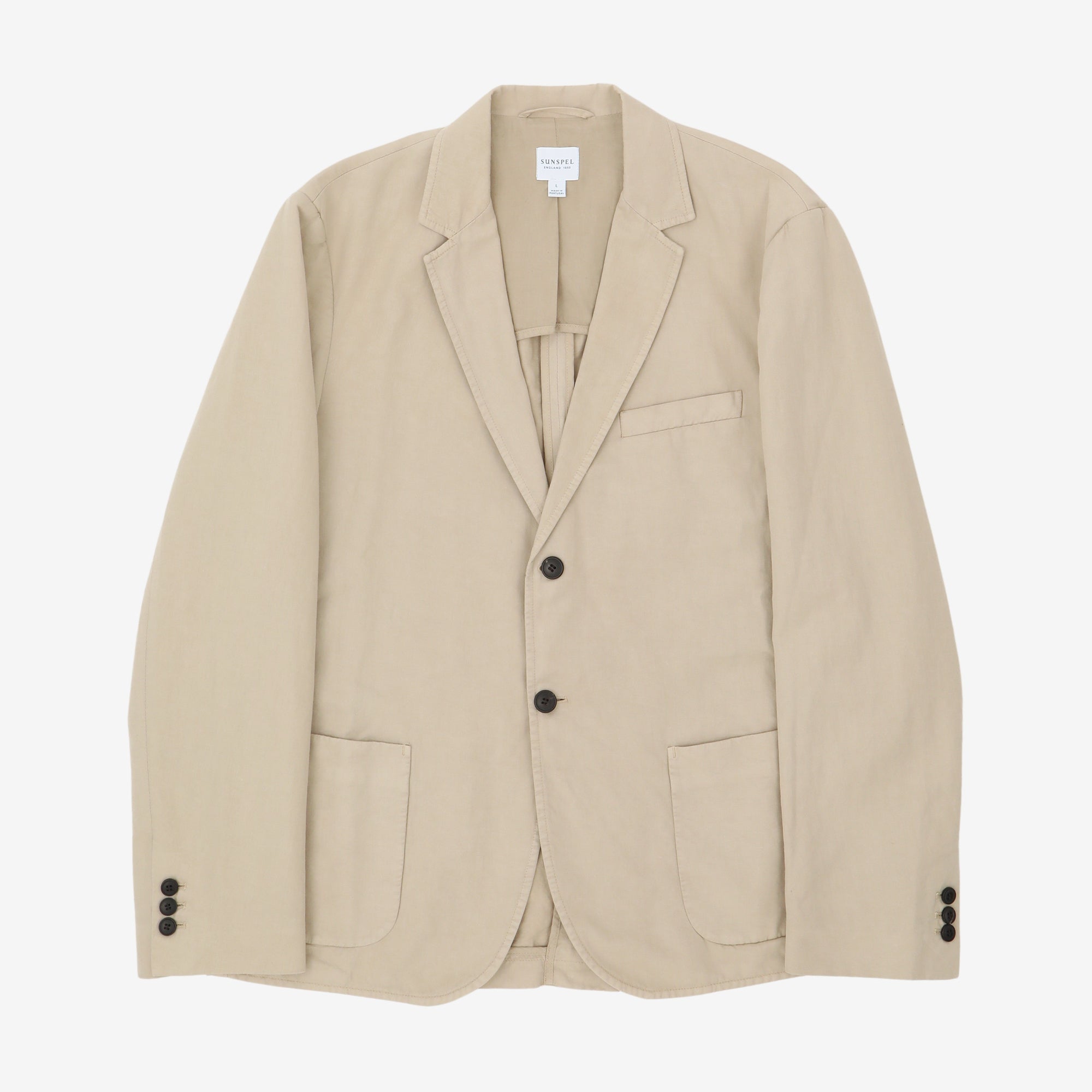 Cotton Linen Unstructured Blazer