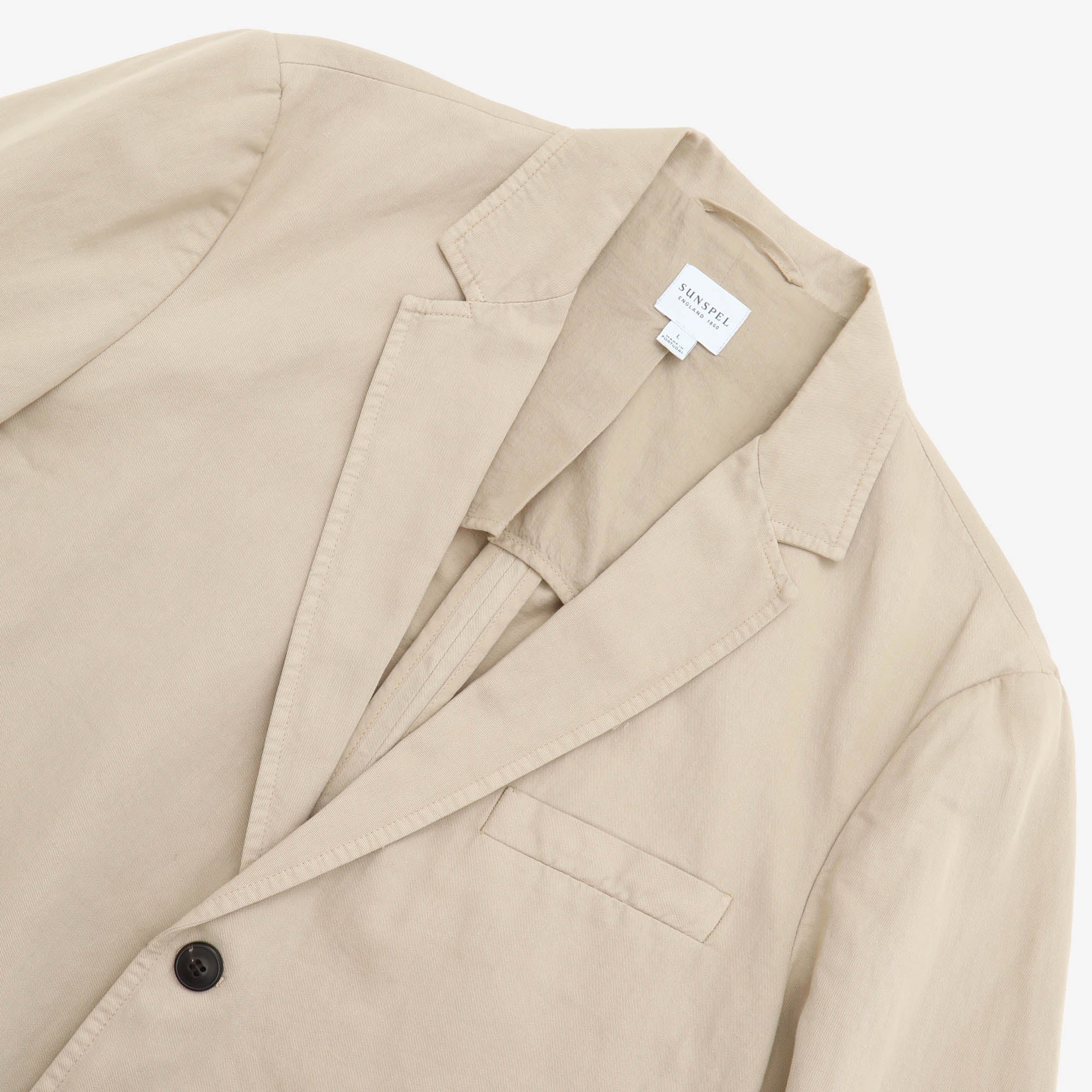 Cotton Linen Unstructured Blazer