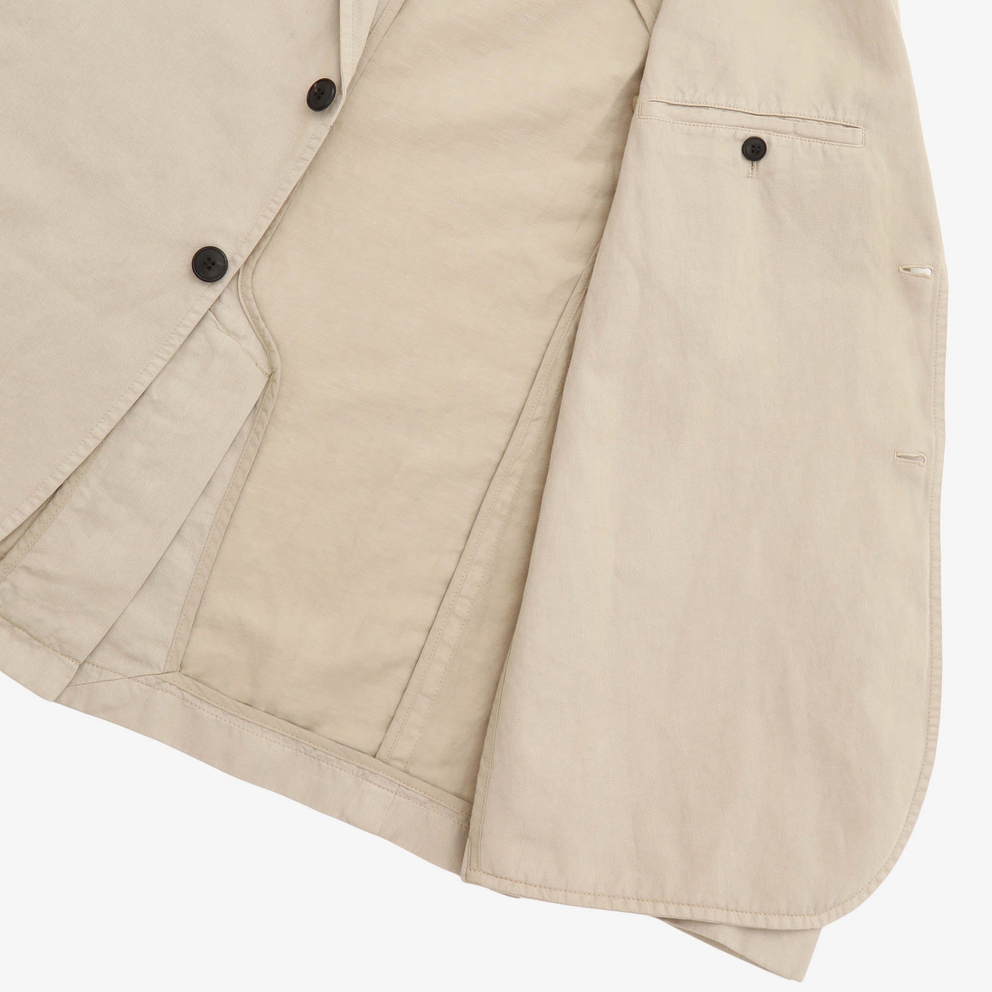 Cotton Linen Unstructured Blazer