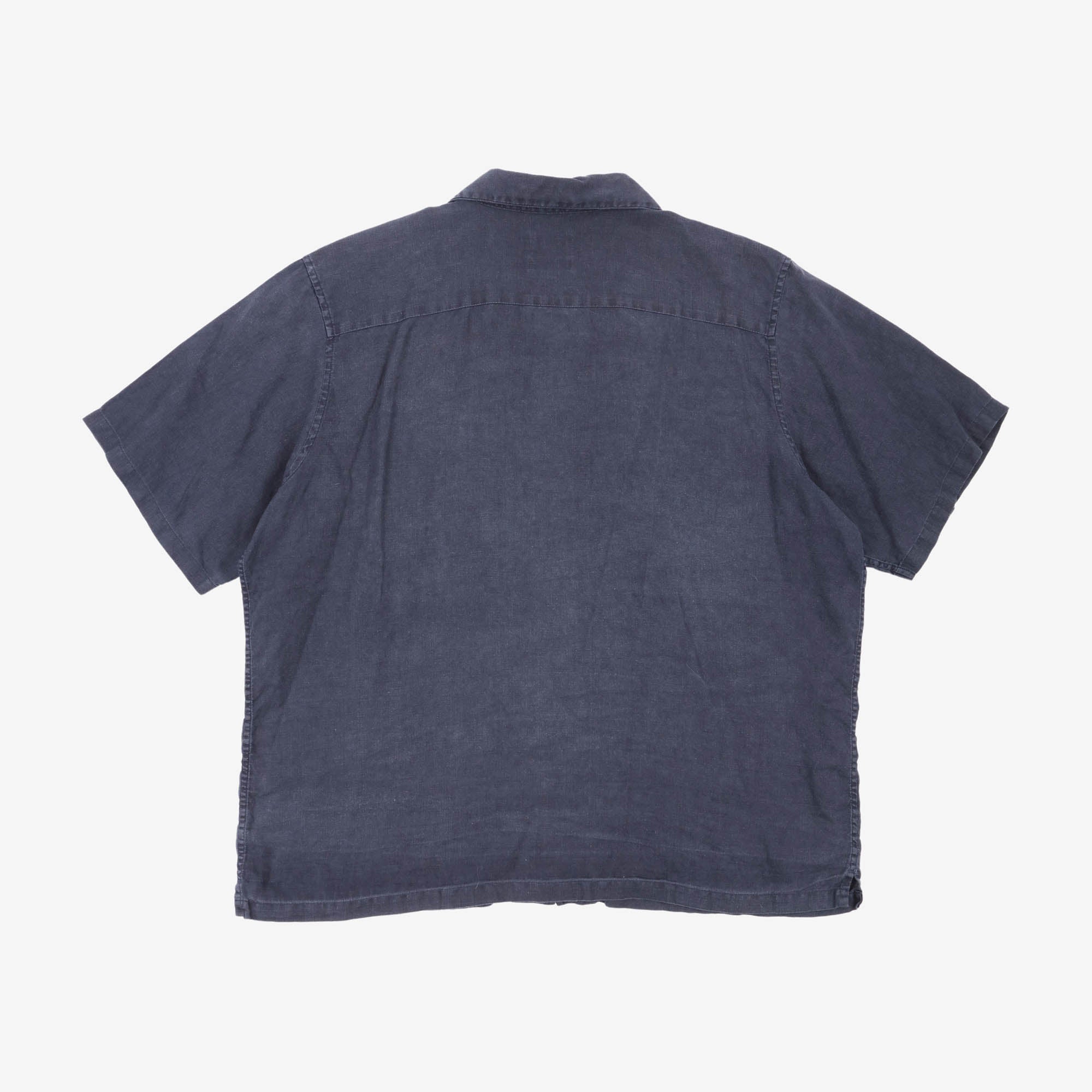 SS Camp Collar Linen Shirt