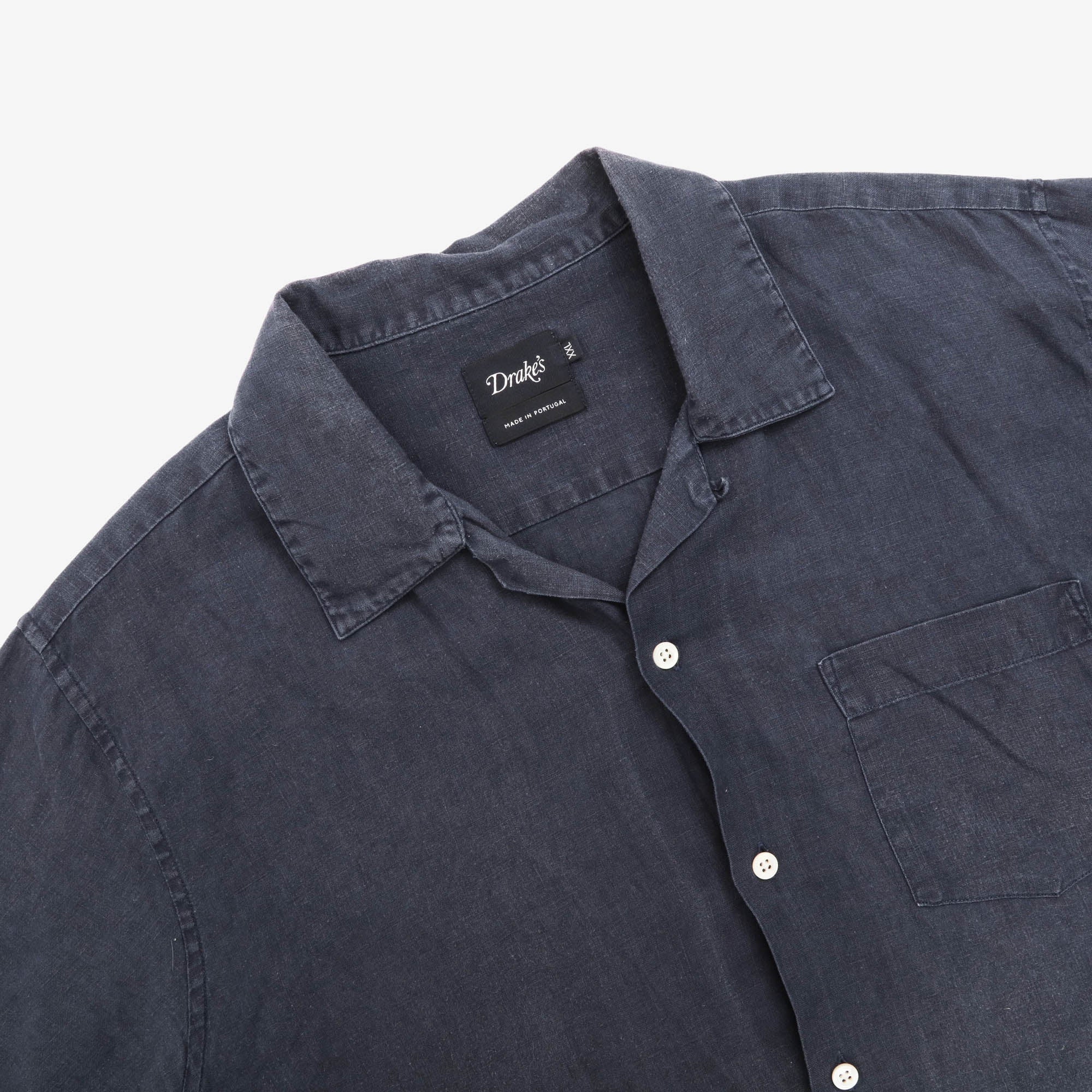 SS Camp Collar Linen Shirt