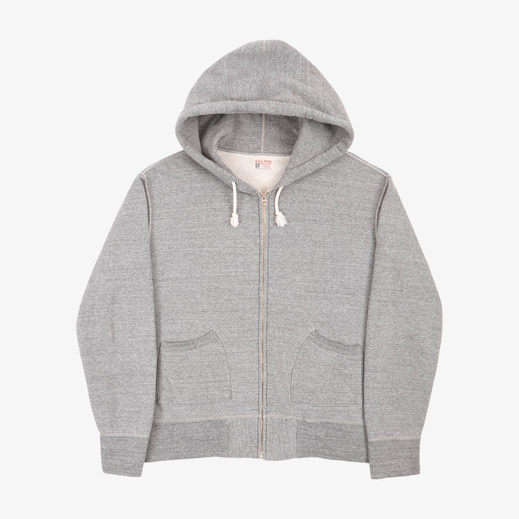 12oz Ball Park Zip Hoodie