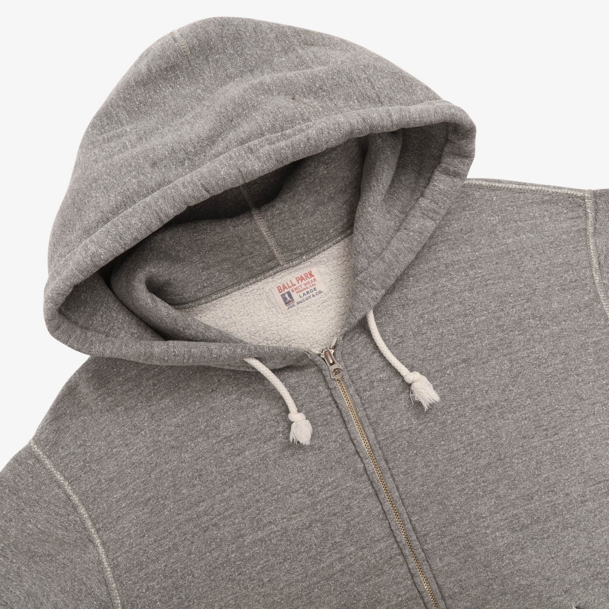 12oz Ball Park Zip Hoodie
