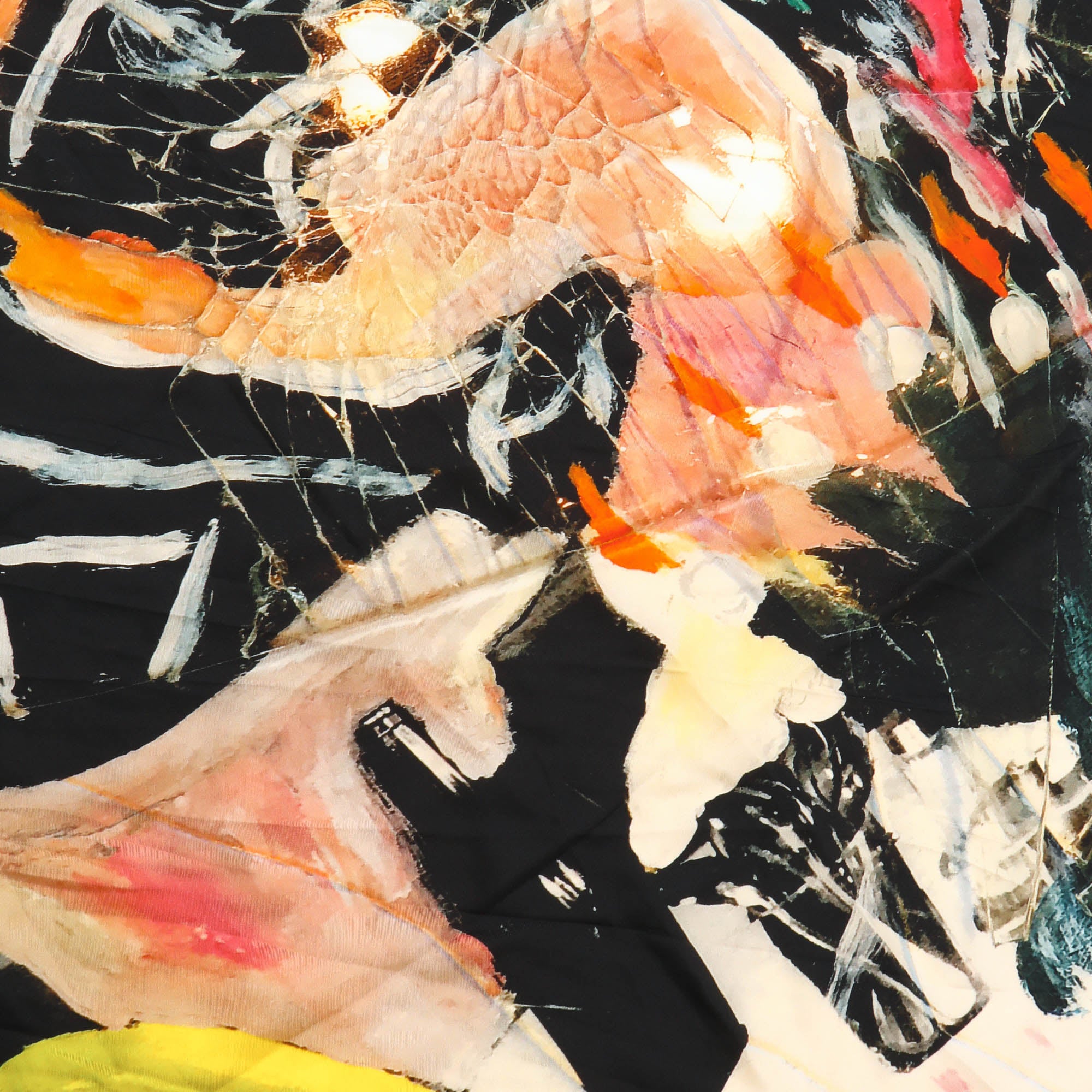 Crushed Glass Silk Scarf