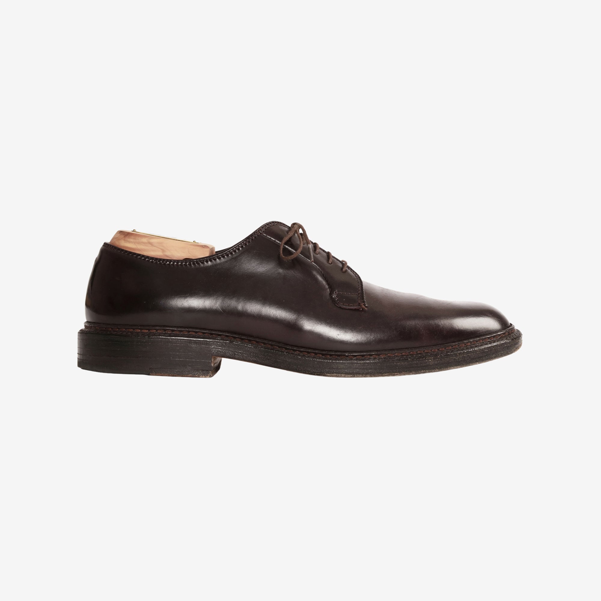 990 Cordovan Plain Toe Blucher + Trees (Clutch Cafe)