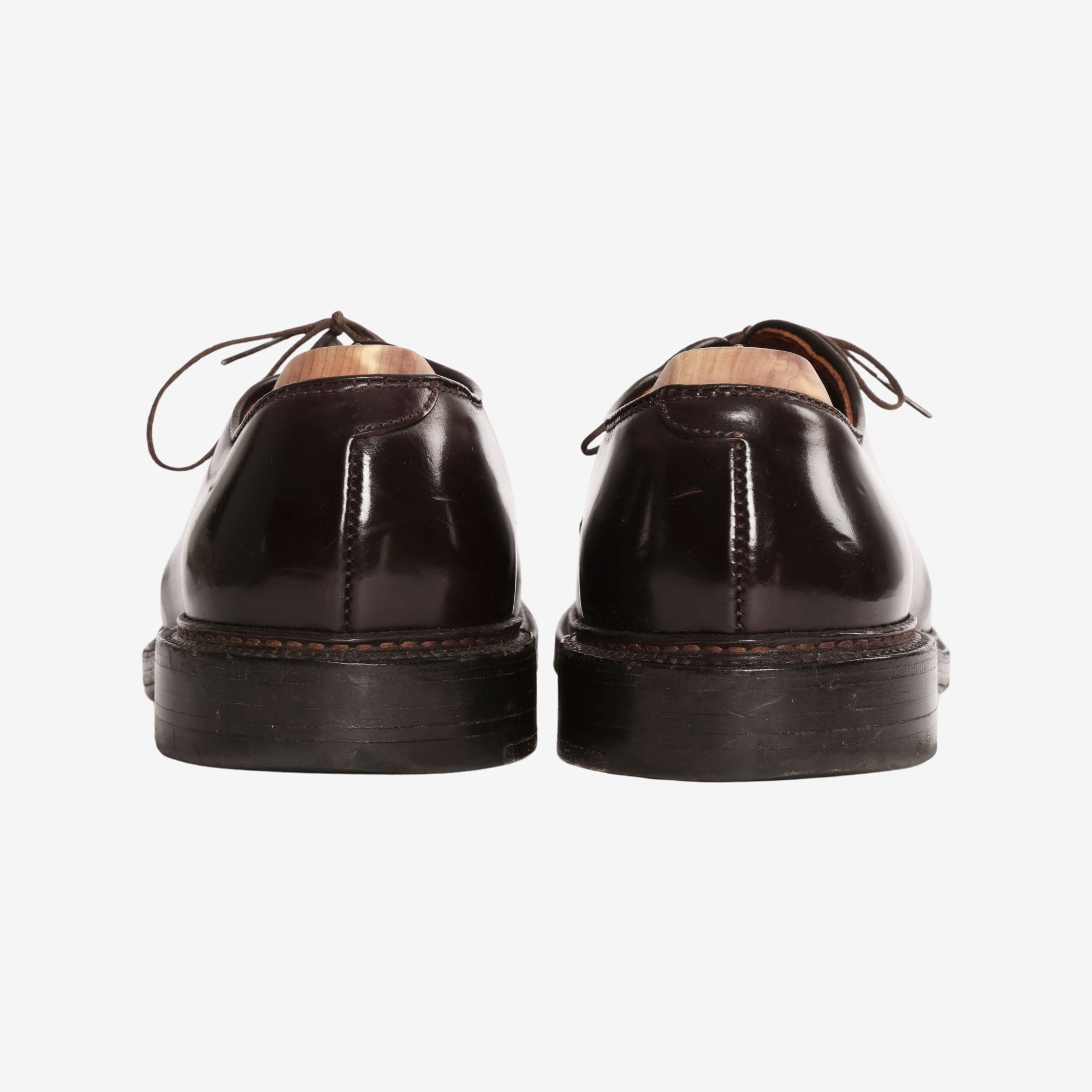 990 Cordovan Plain Toe Blucher + Trees (Clutch Cafe)