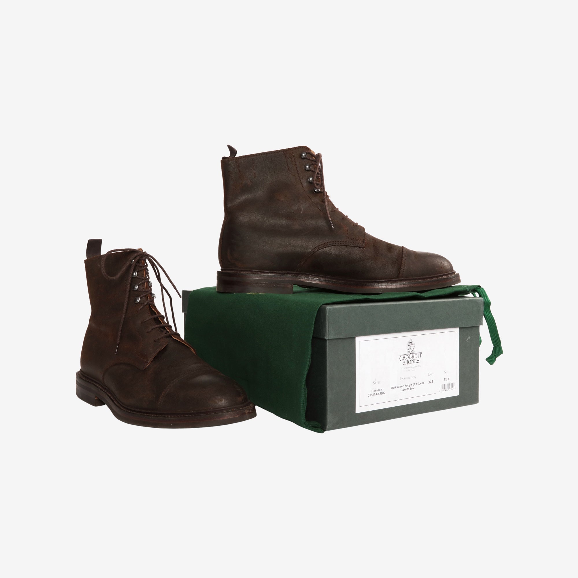 Rough Out Coniston Derby Boots + Trees