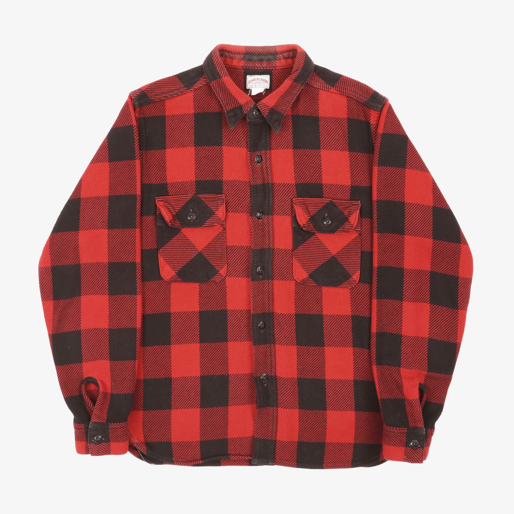 8HU Buffalo Check Flannel Shirt