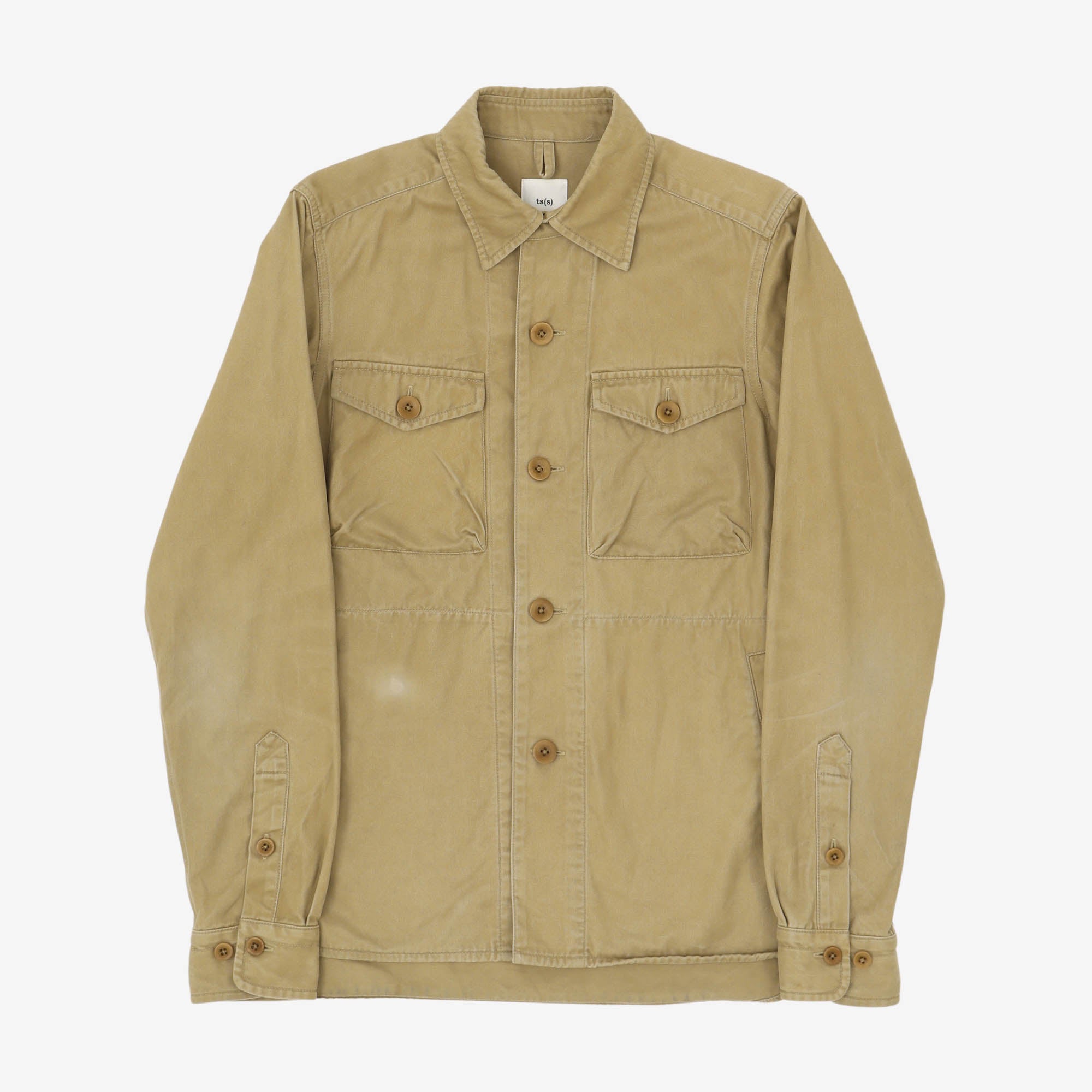 Cashmere Blend CPO Shirt Jacket