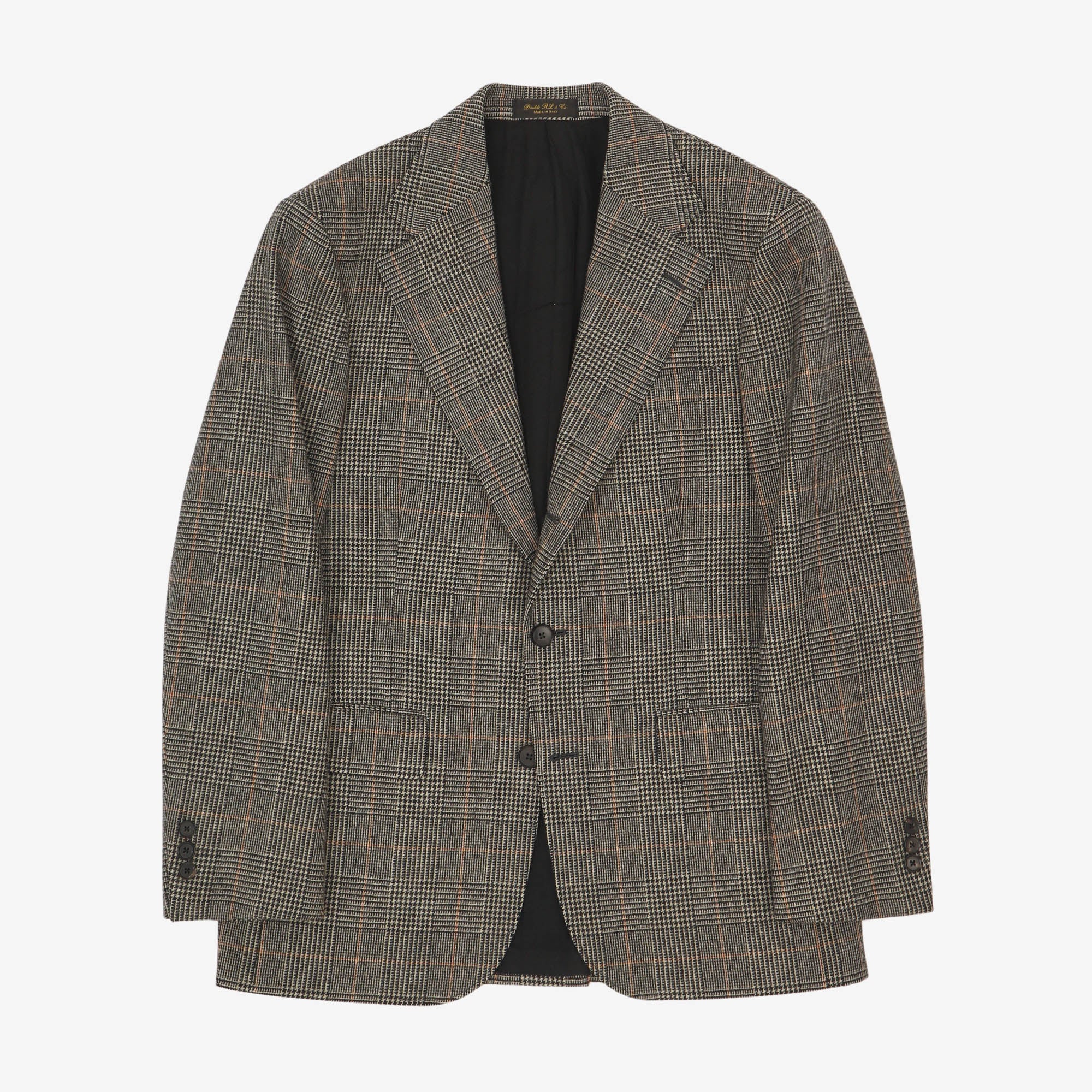 Glen Plaid Wool Blazer