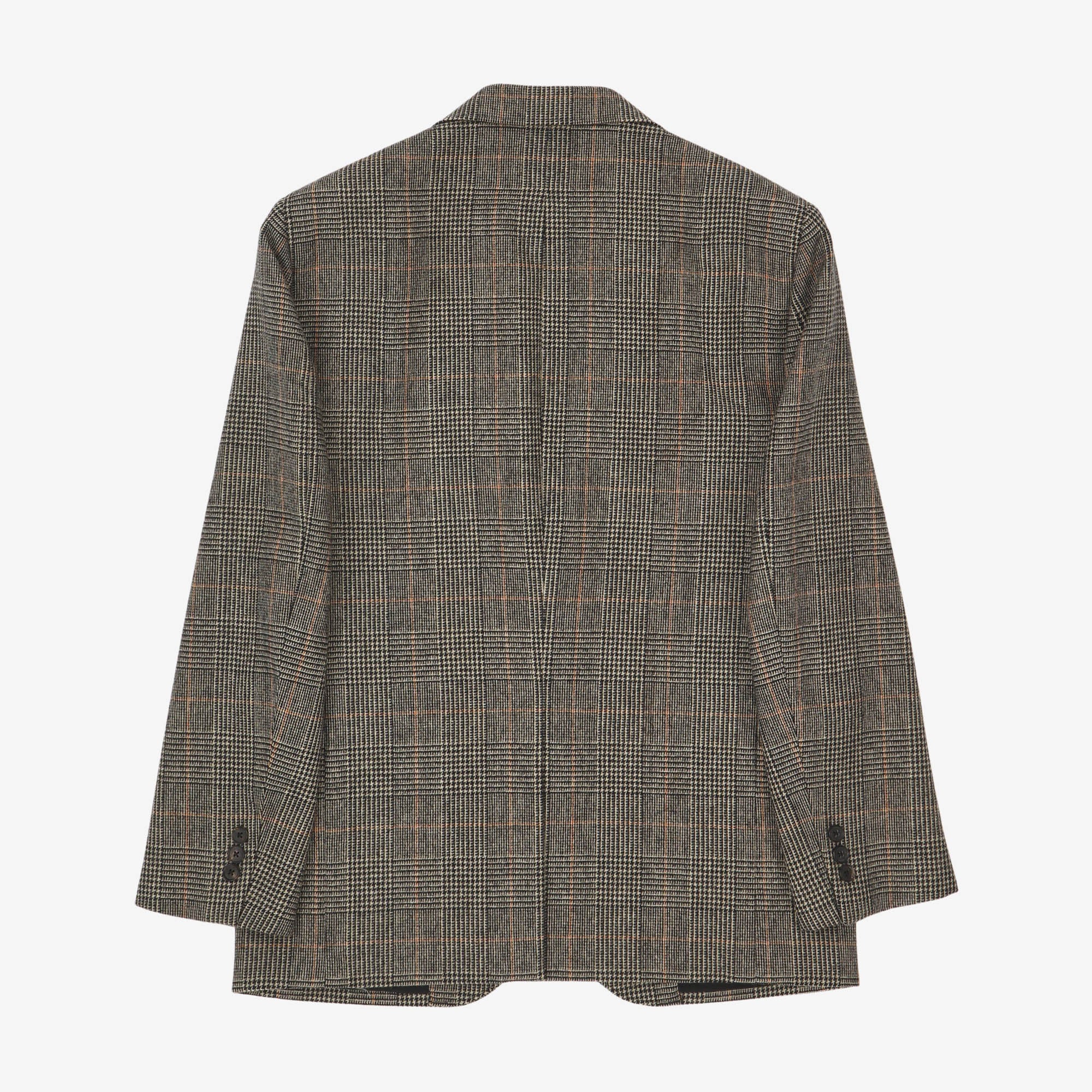 Glen Plaid Wool Blazer