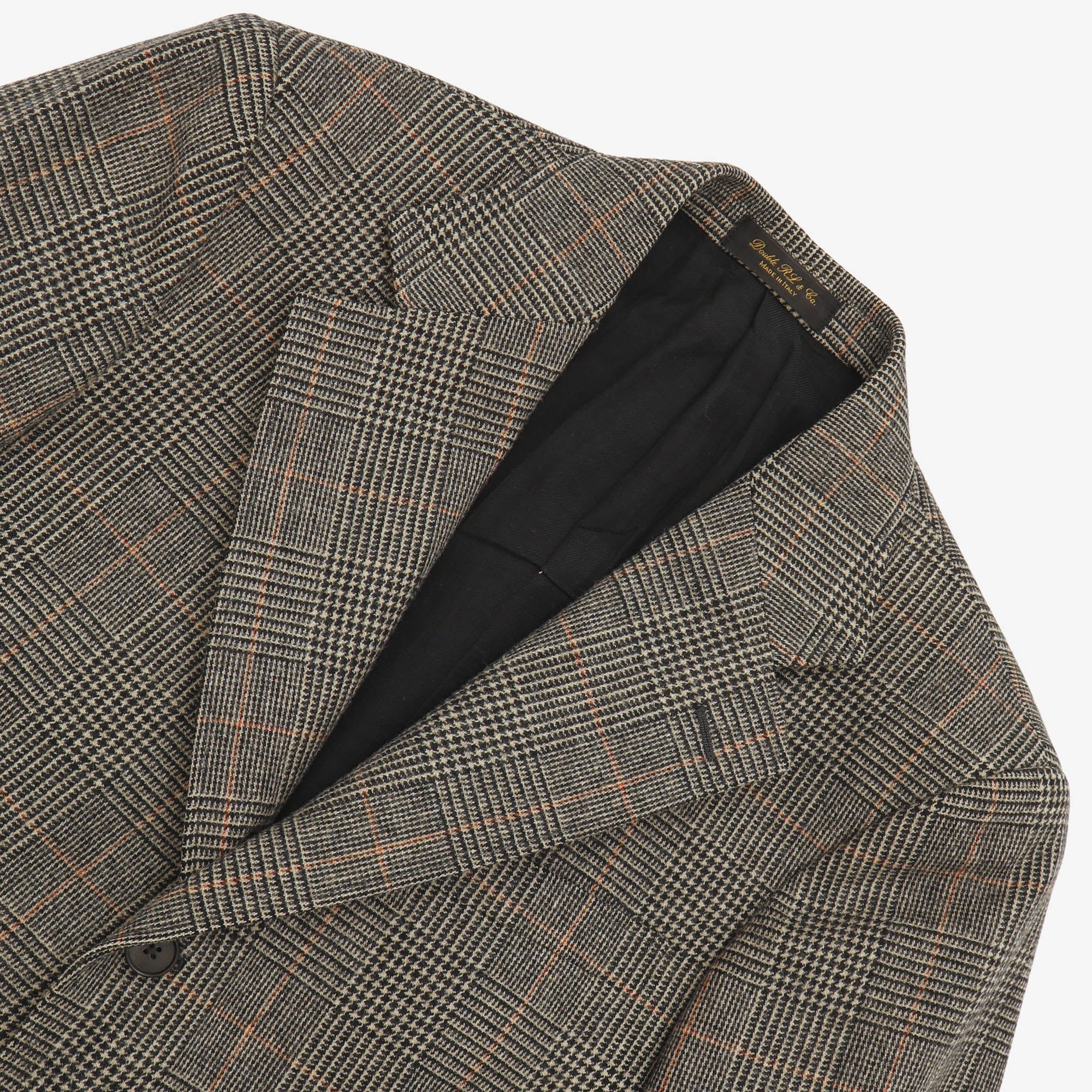 Glen Plaid Wool Blazer