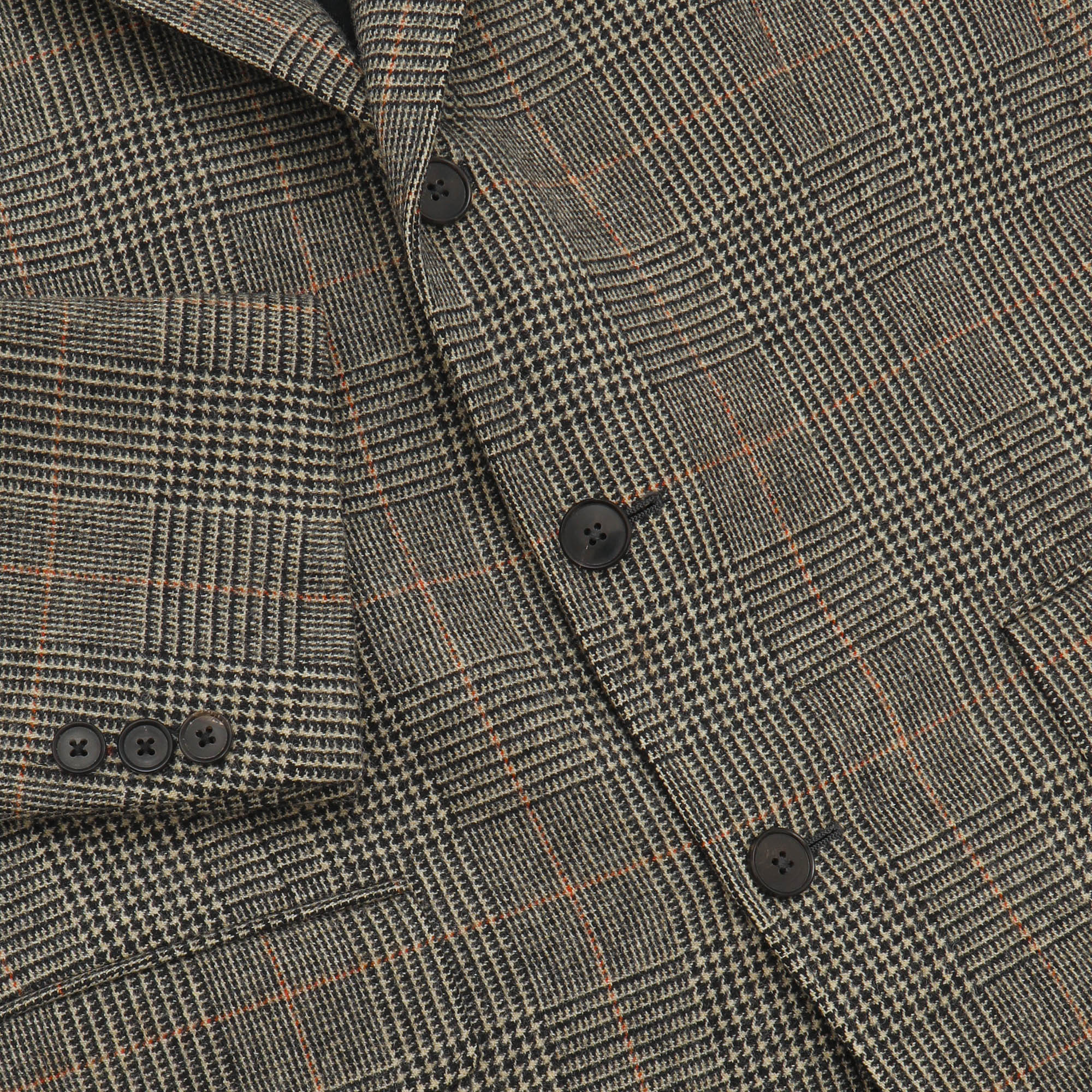 Glen Plaid Wool Blazer