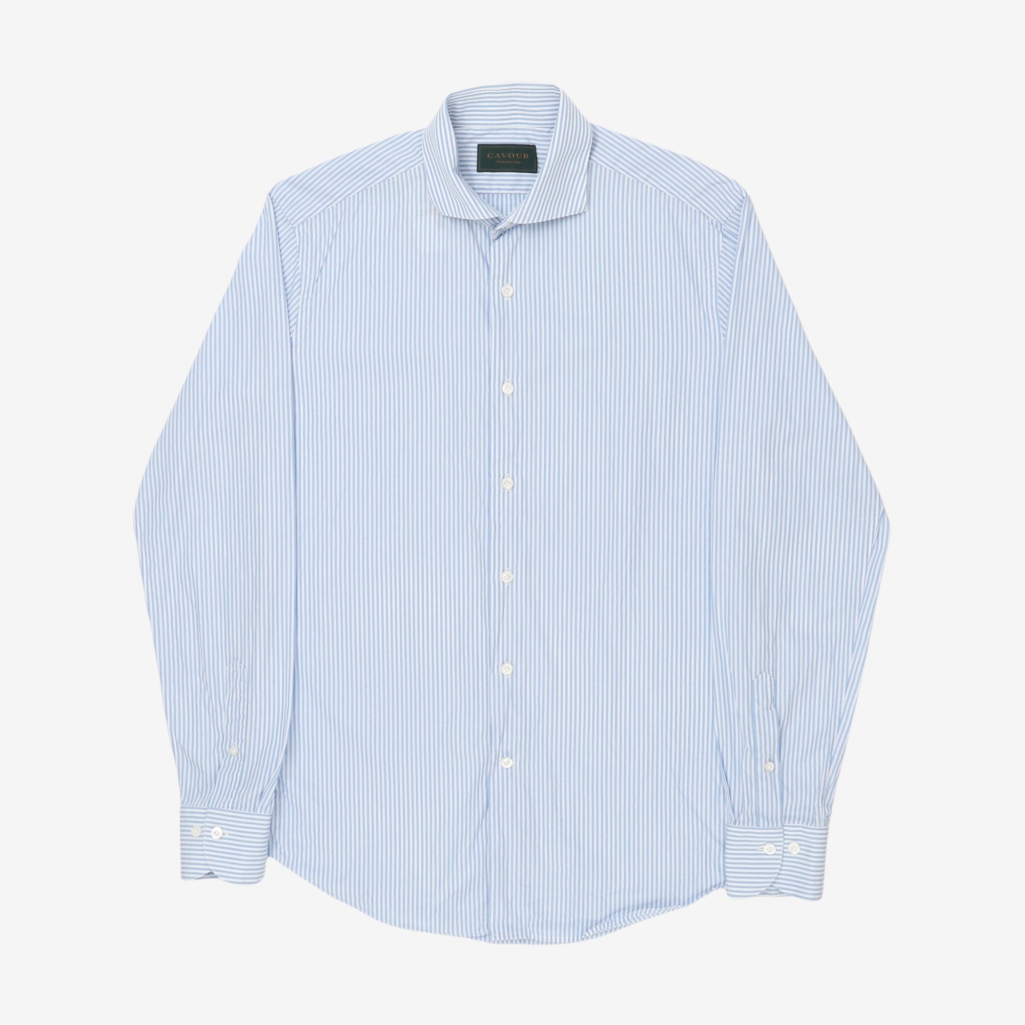 Striped Poplin Shirt