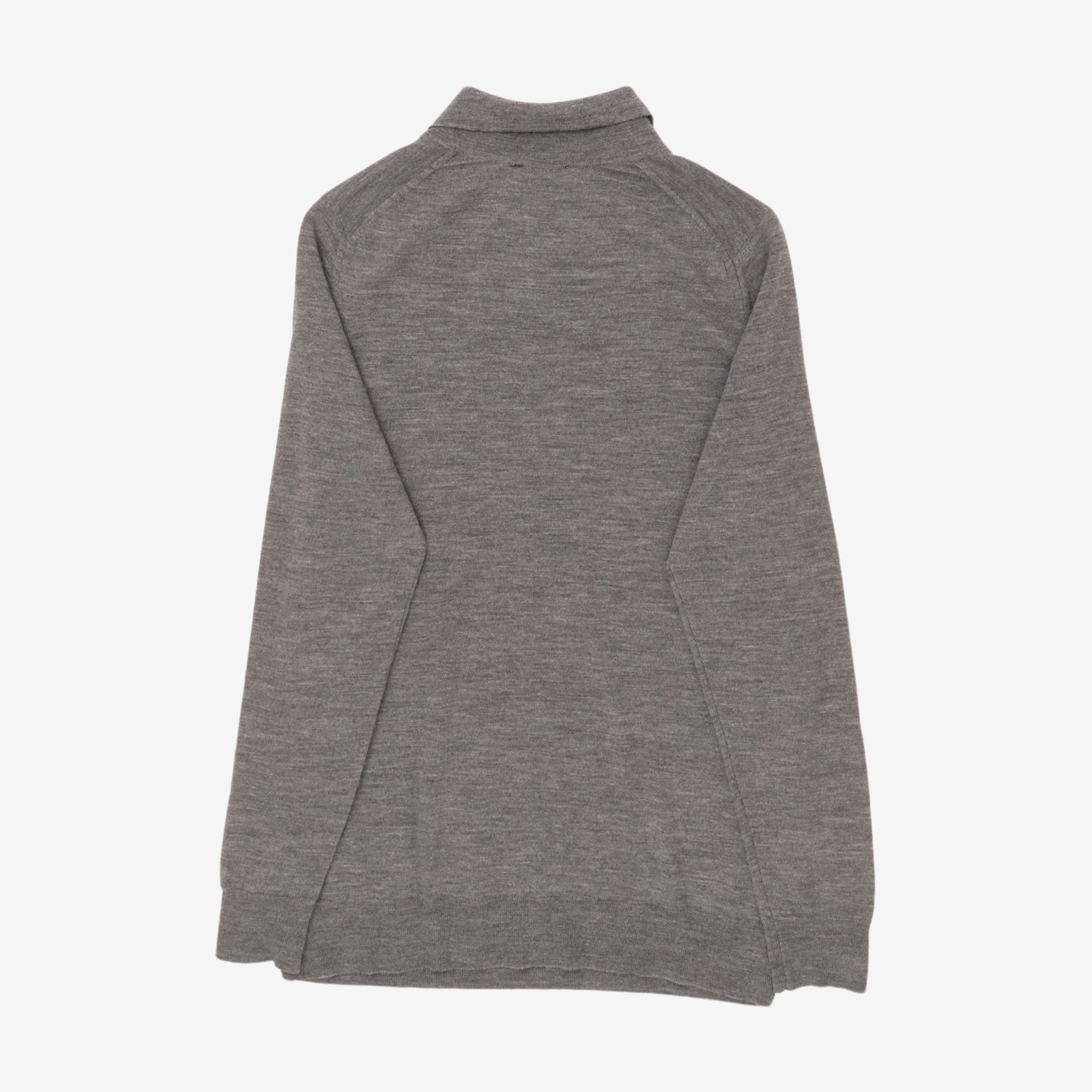 Merino Wool LS Polo