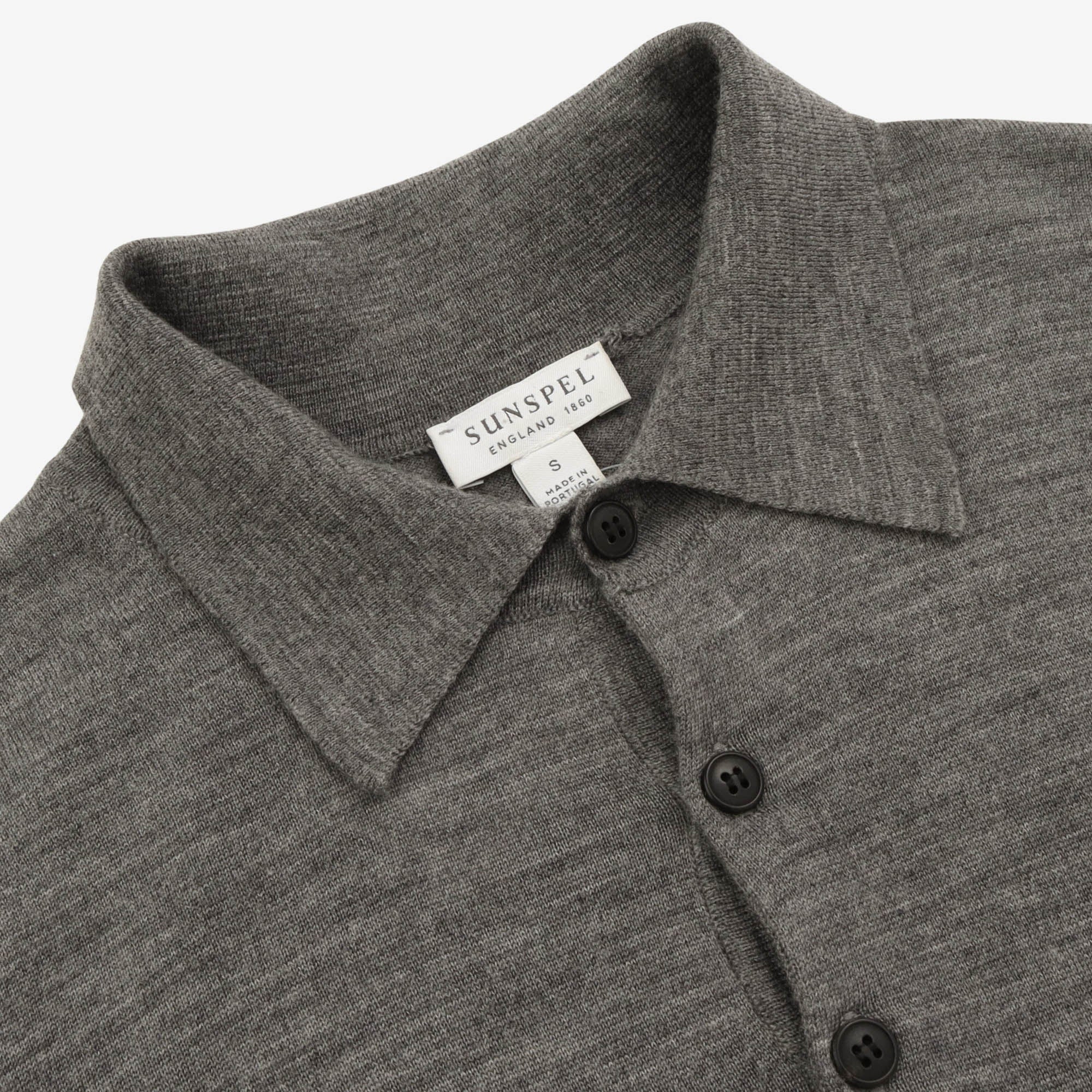 Merino Wool LS Polo
