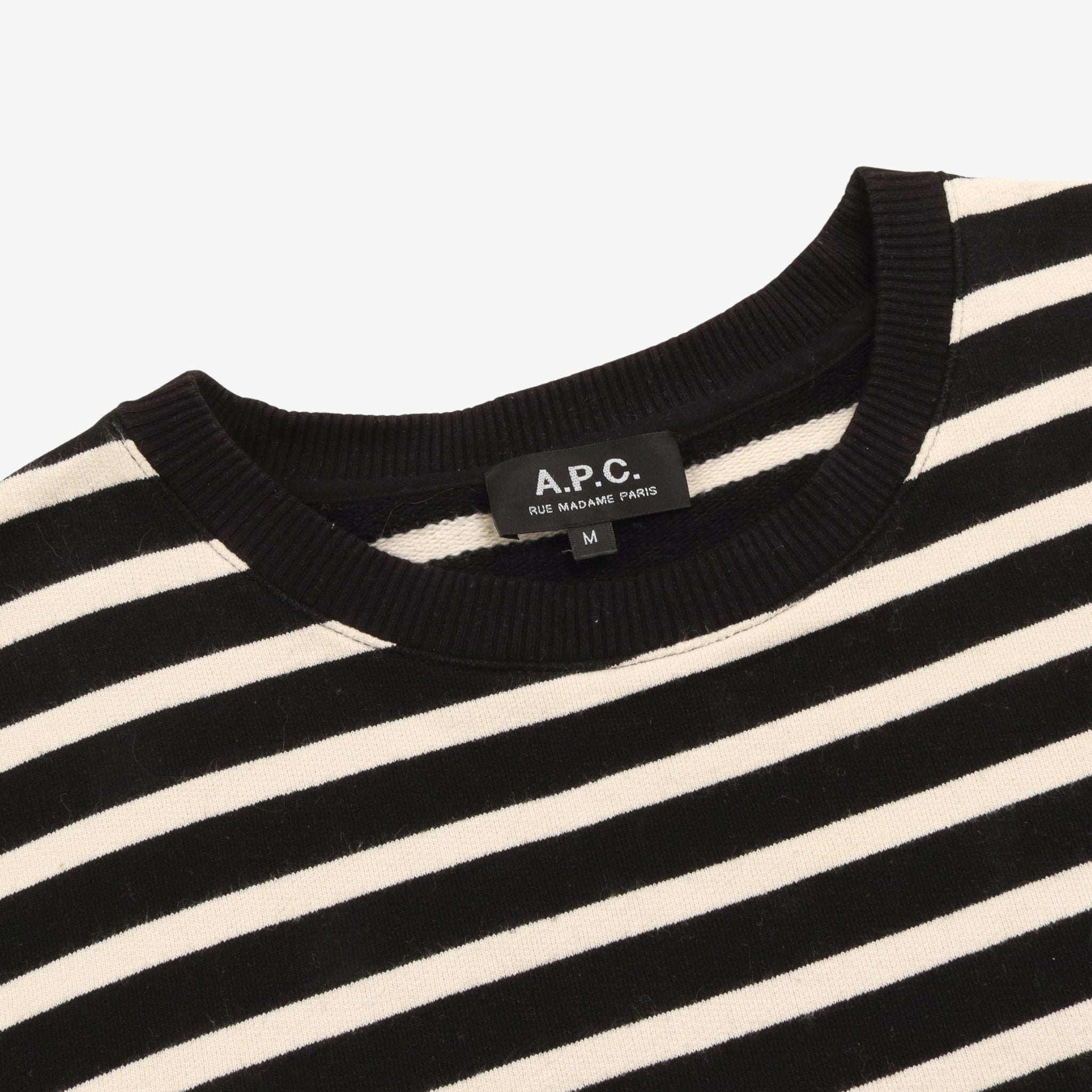 Striped Crewneck Sweatshirt