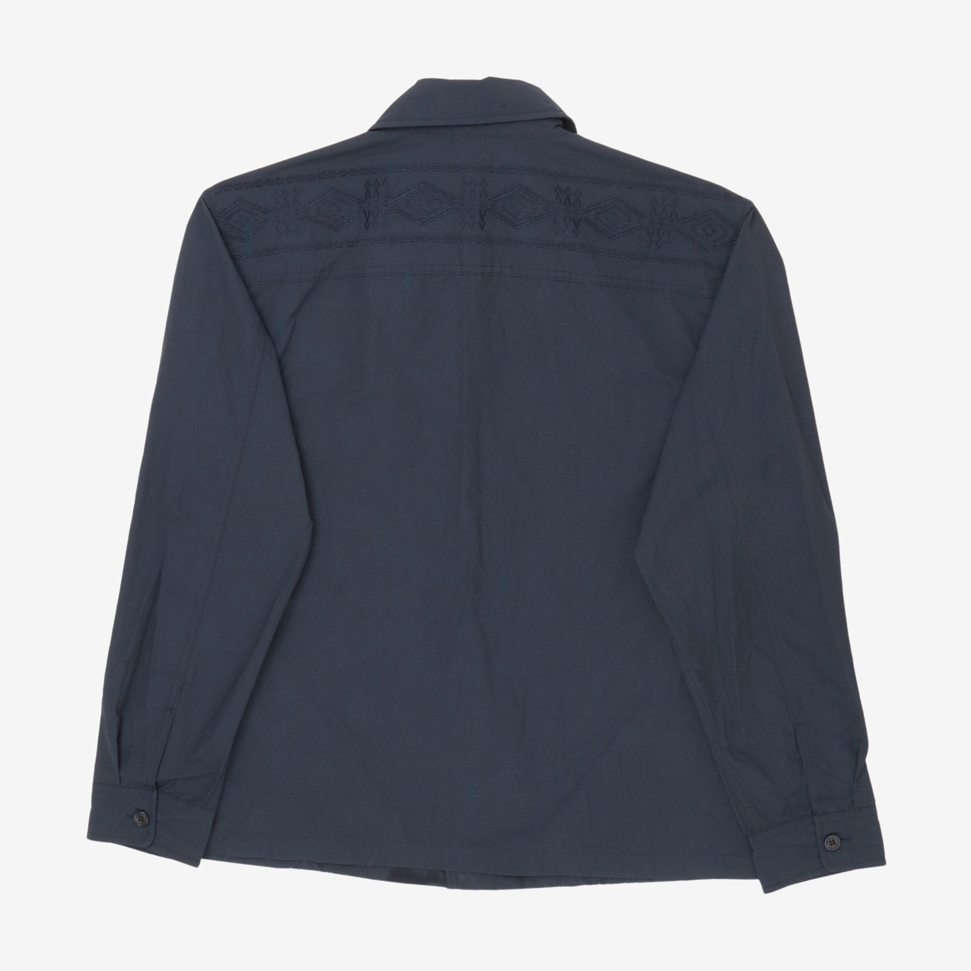Embroidered Parachute Overshirt