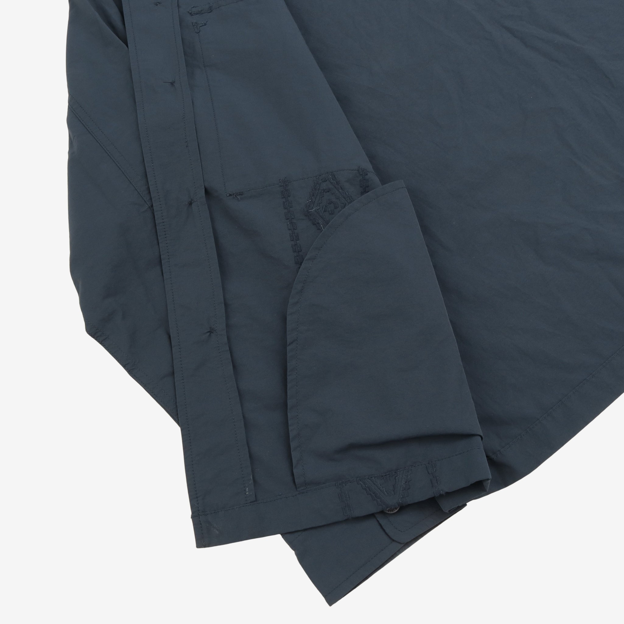 Embroidered Parachute Overshirt