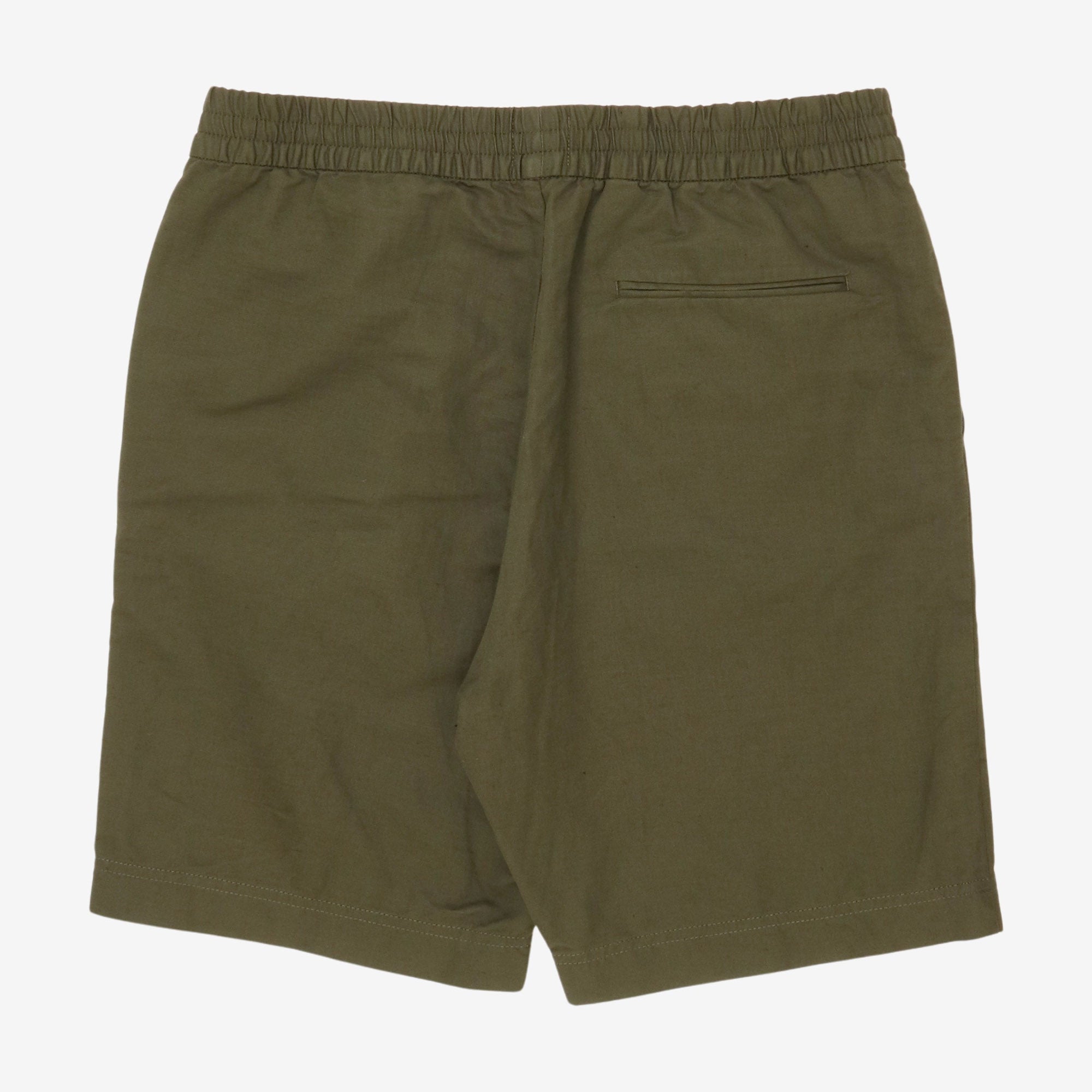 Linen Blend Drawstring Shorts (32W)