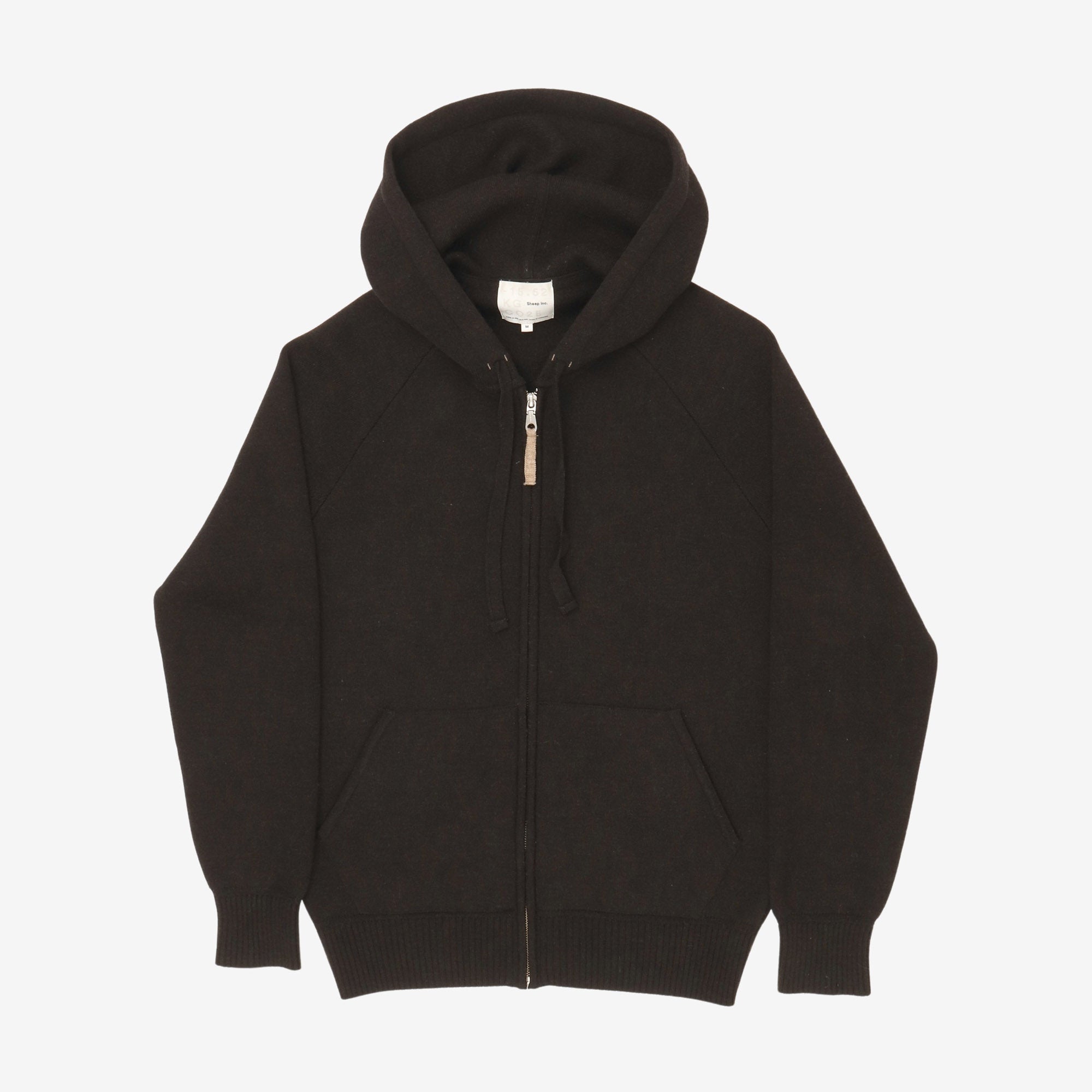 Merino Wool Zip Up Hoodie