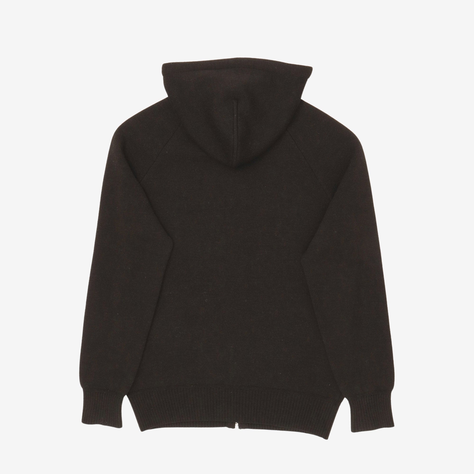 Merino Wool Zip Up Hoodie