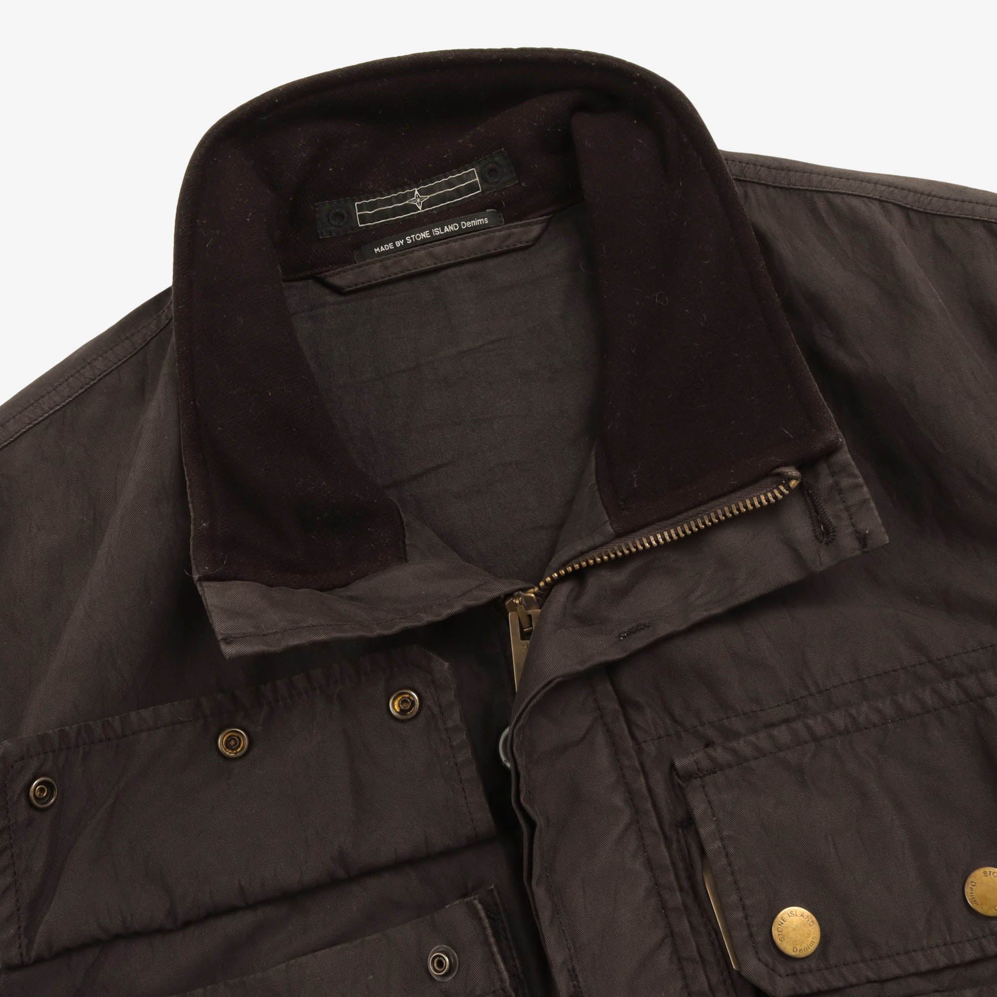 2000's Denim Research Racer Jacket