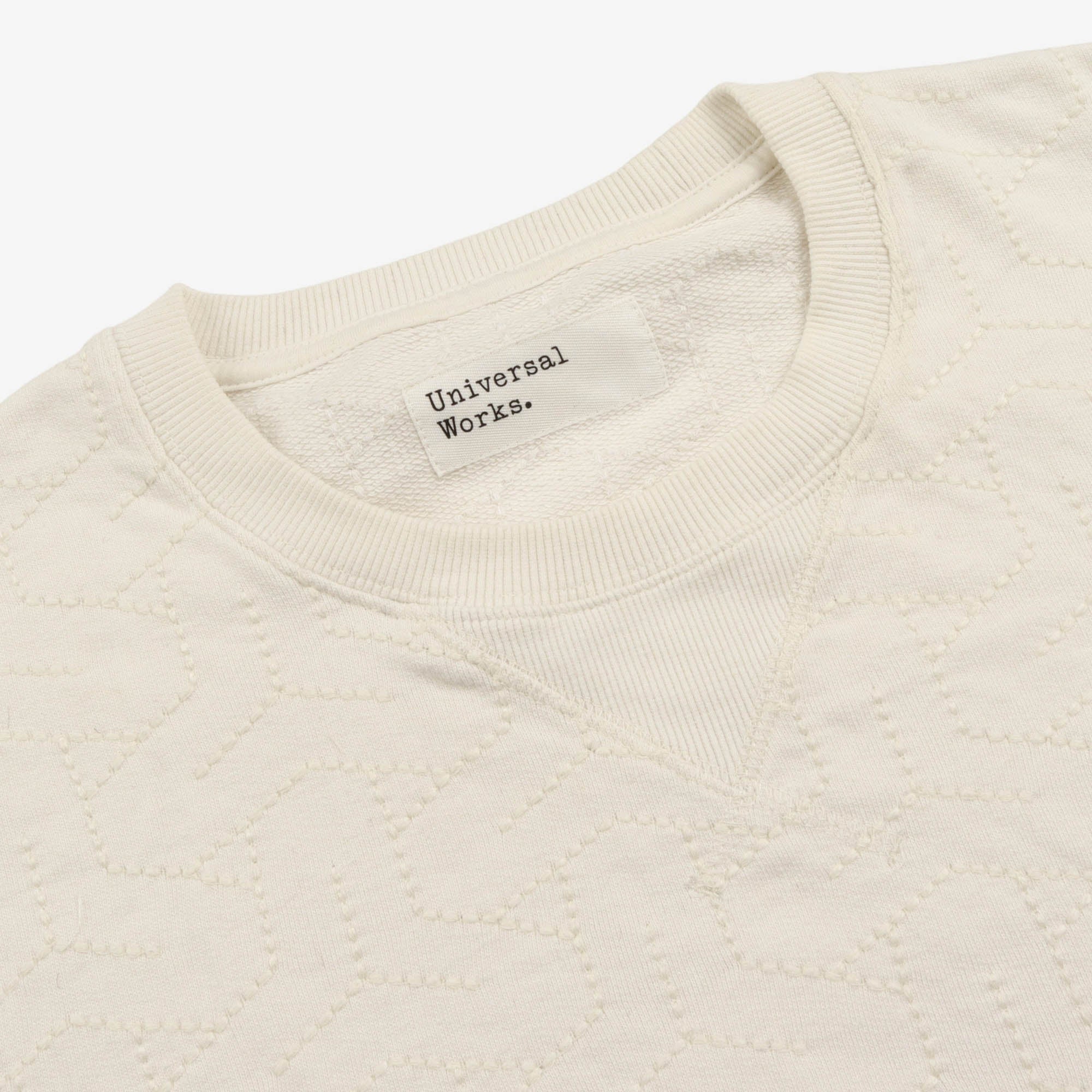 Textured Crewneck Sweatshirt