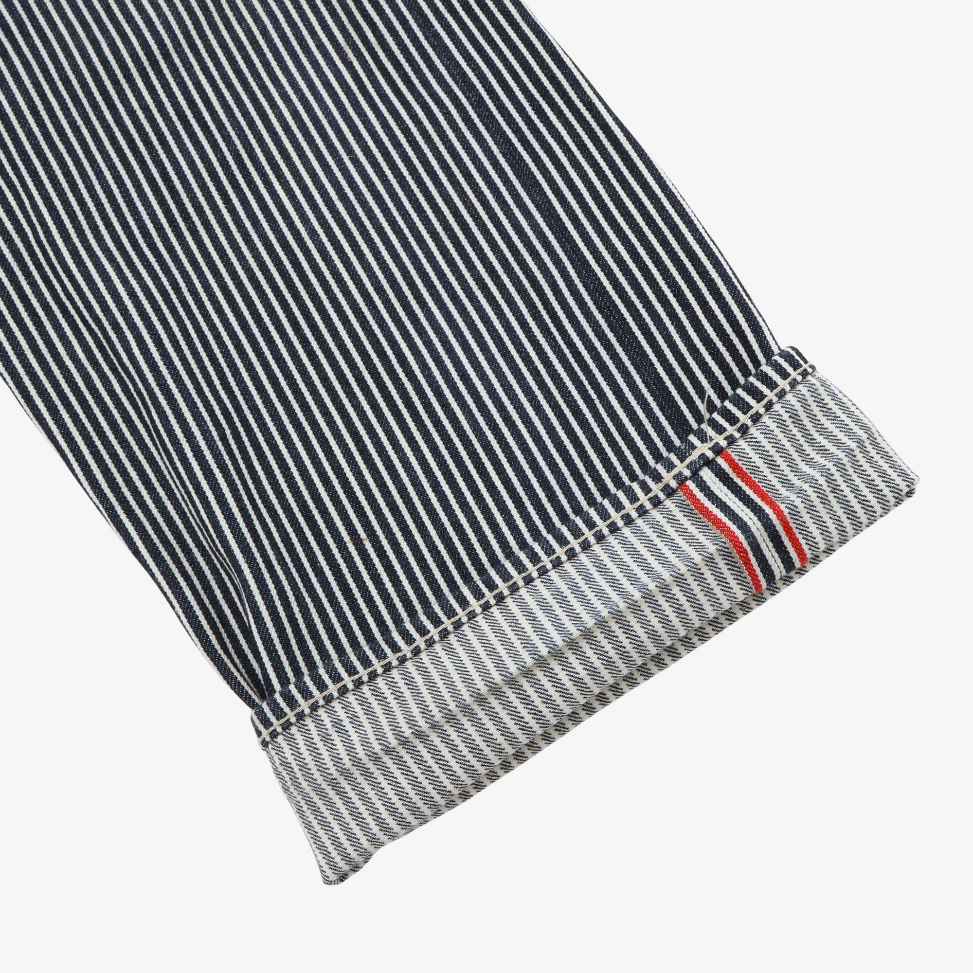 Selvedge Hickory Stripe Carpenter Jeans (34W X 29L)